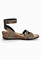 Camiri Bronze Wedge and Semi-Wedge Sandals