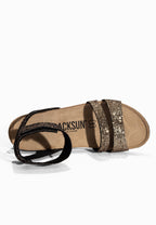 Camiri Bronze Wedge and Semi-Wedge Sandals