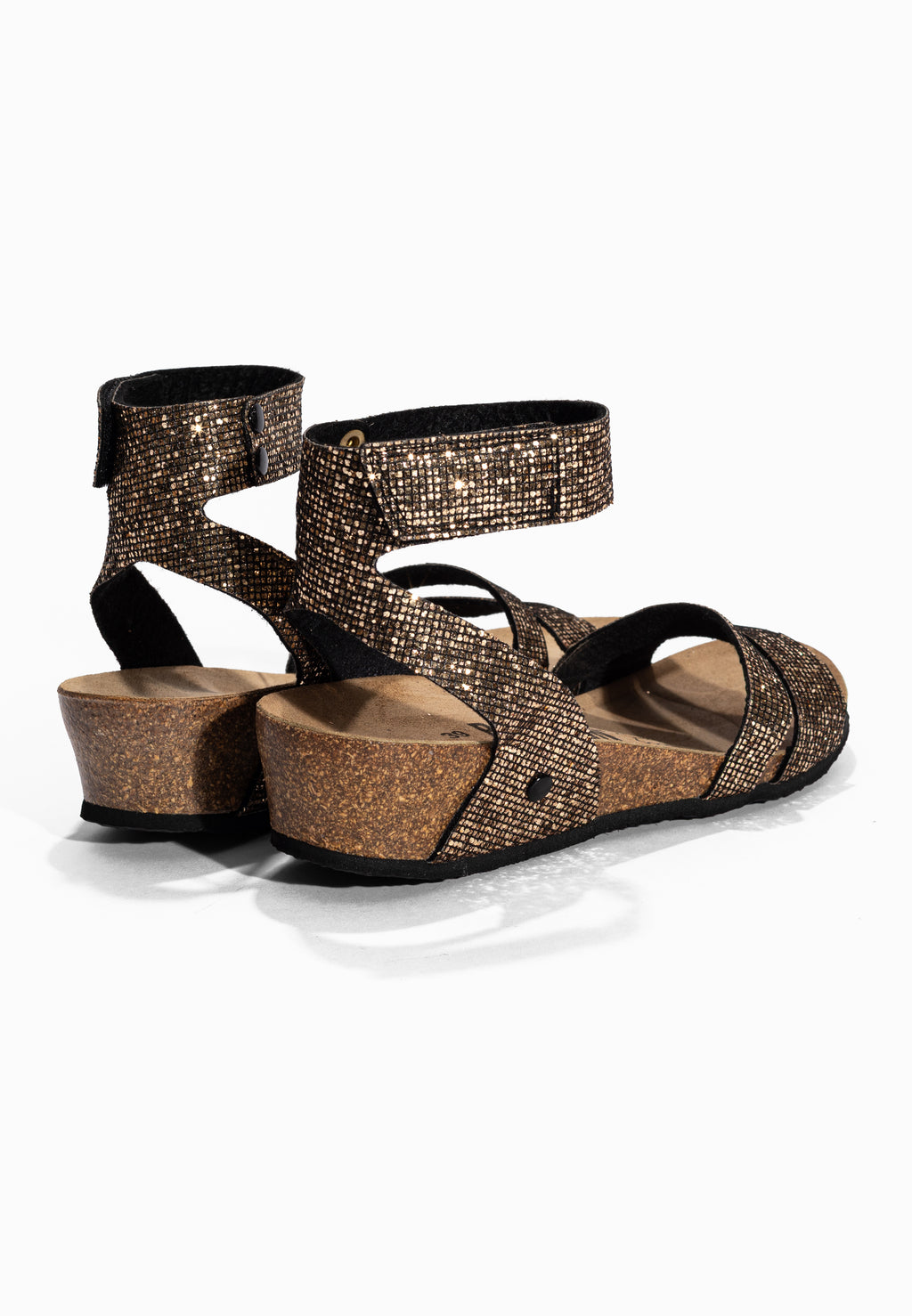 Camiri Bronze Wedge and Semi-Wedge Sandals