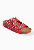 Sandales 2 Brides Bali Rouge et Blanc
