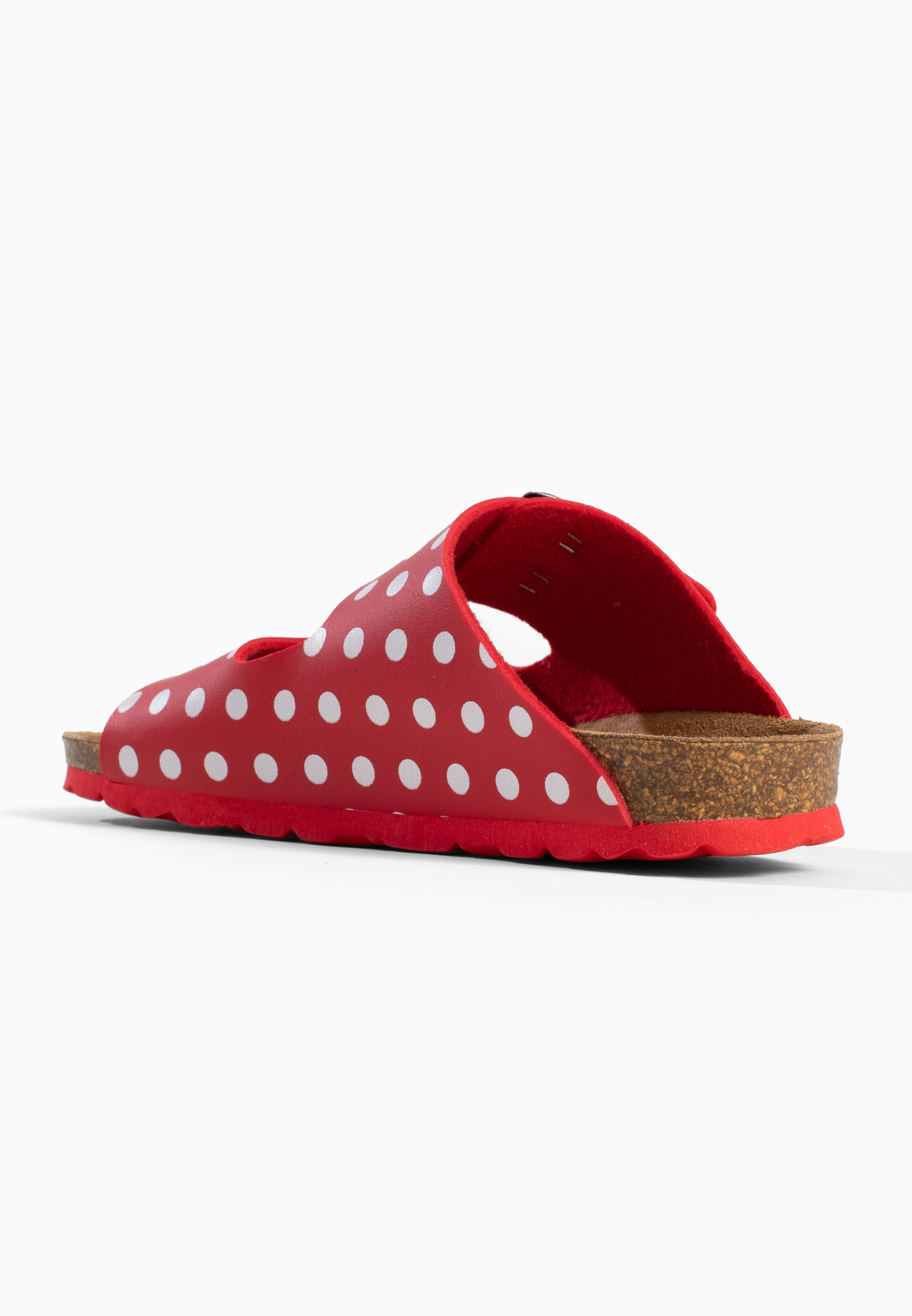 Sandales 2 Brides Bali Rouge et Blanc