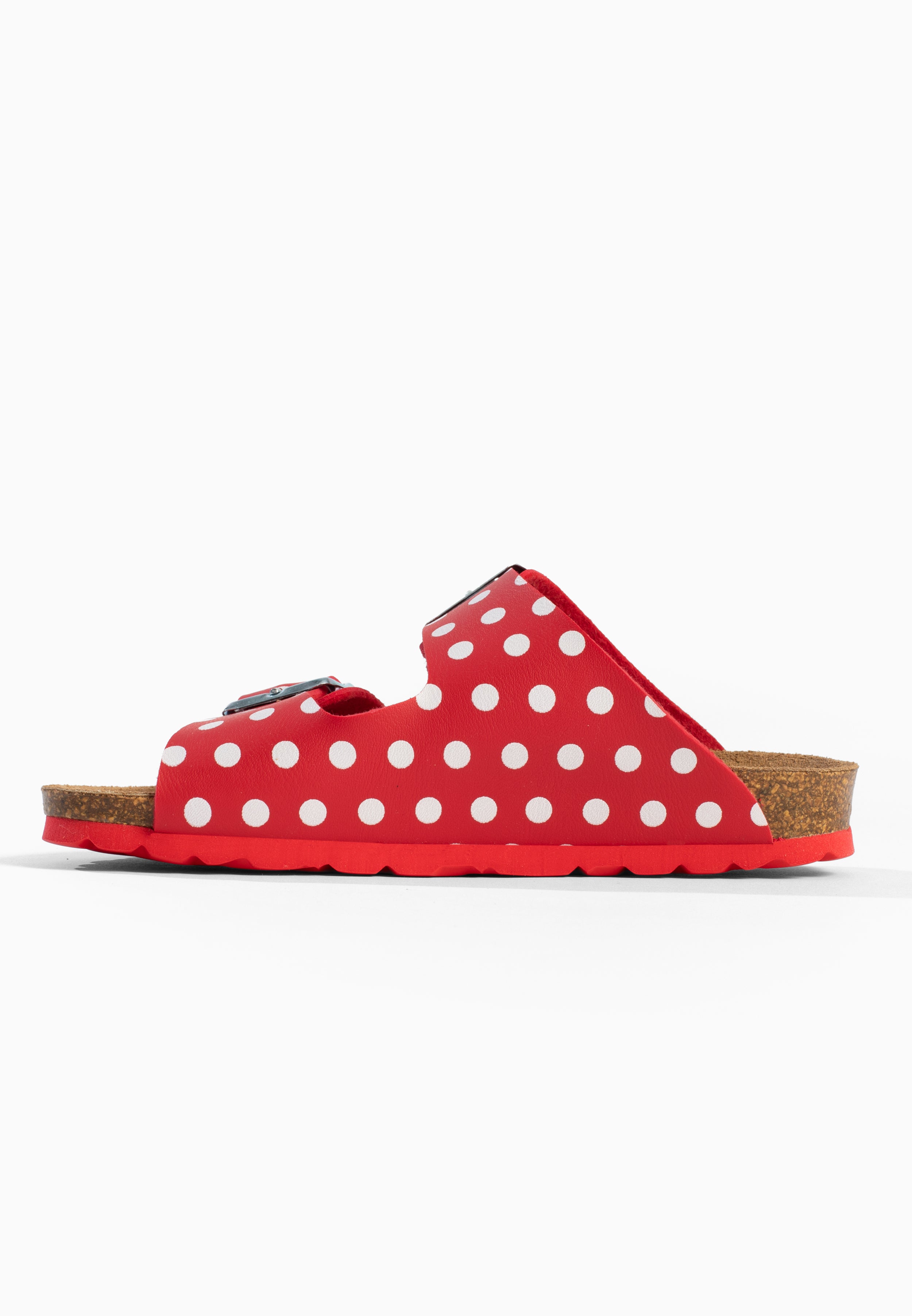 Sandales 2 Brides Bali Rouge et Blanc
