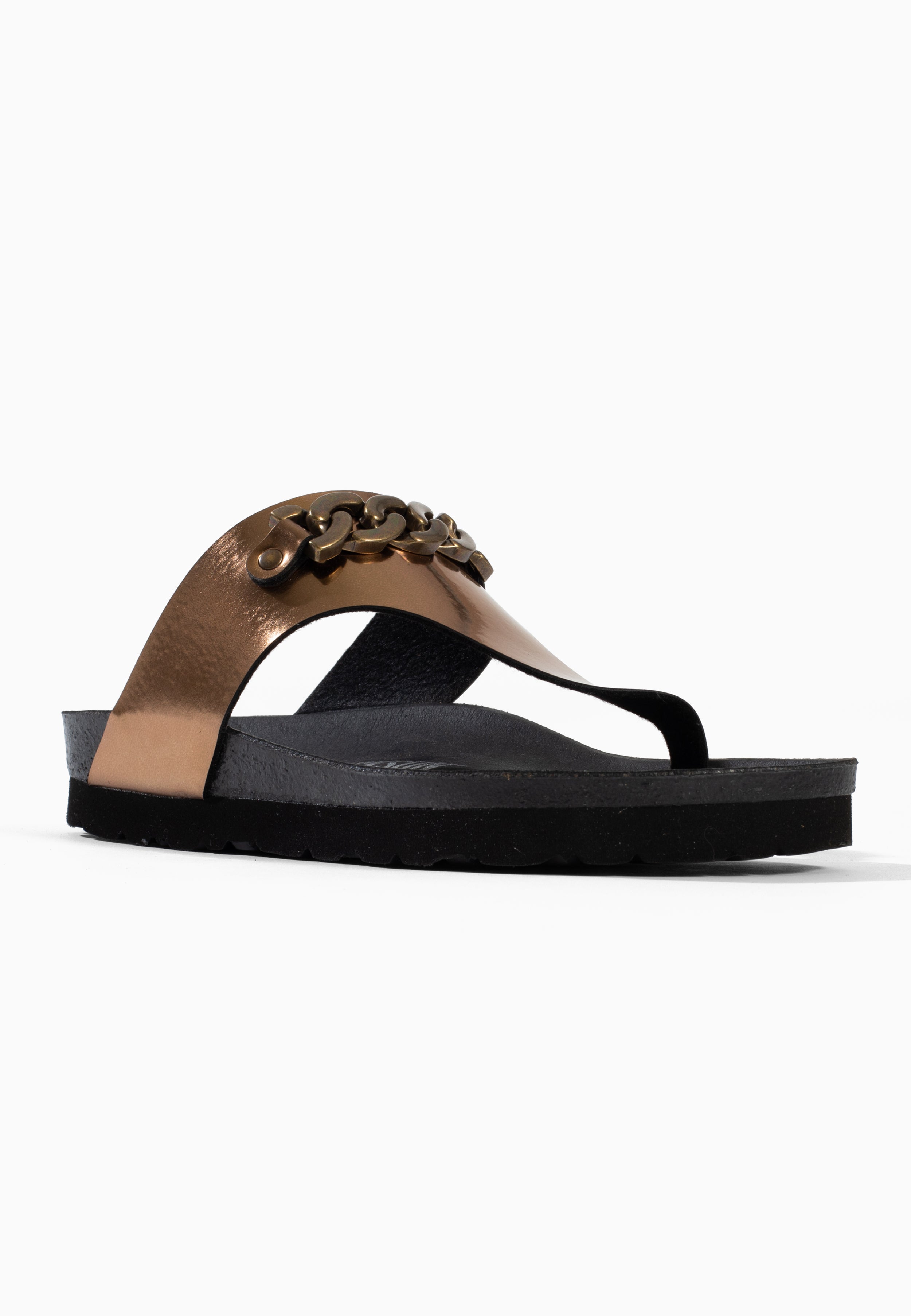 Sandales à Entre-doigts Carlita Bronze