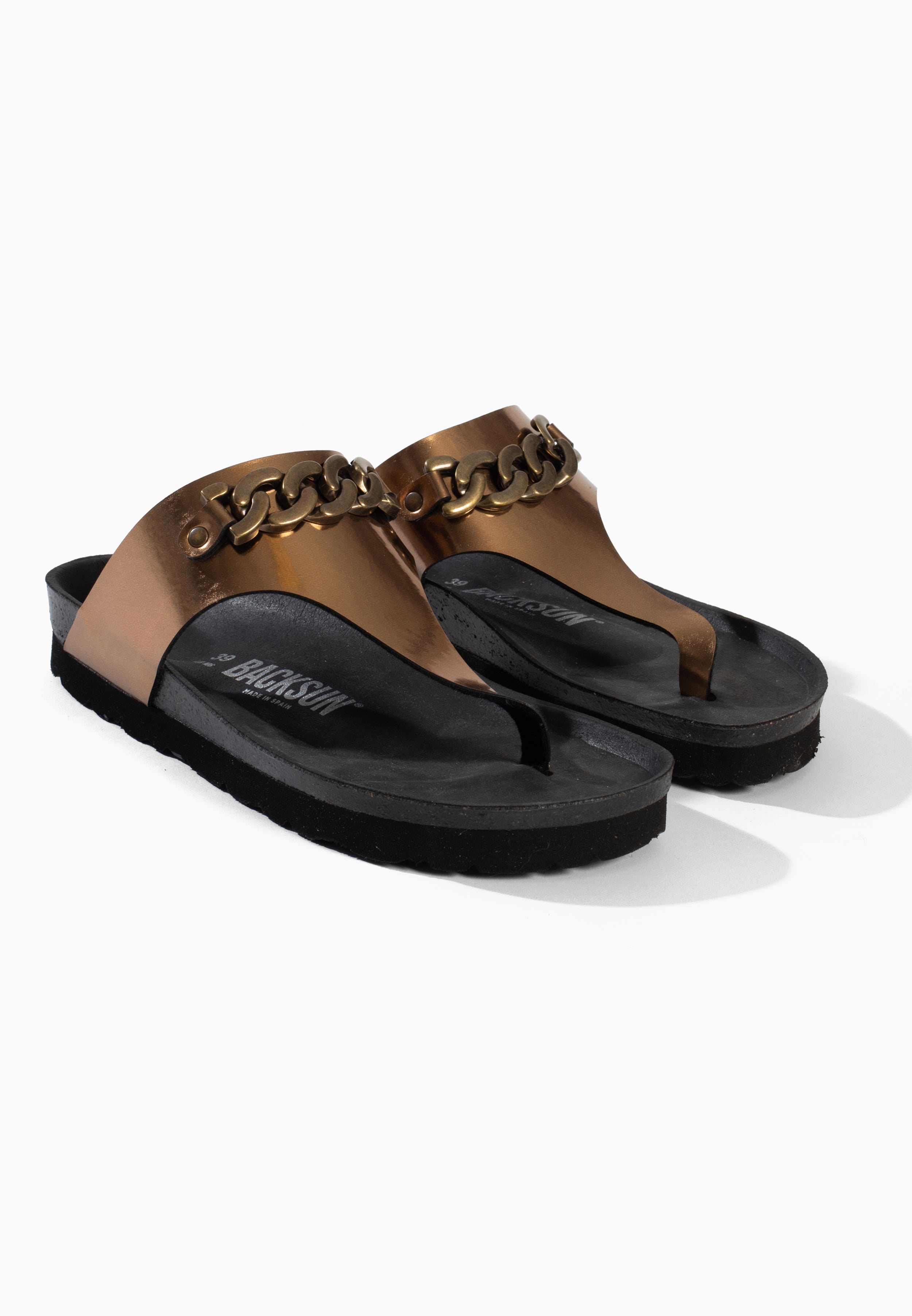 Sandales à Entre-doigts Carlita Bronze