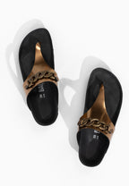 Sandales à Entre-doigts Carlita Bronze