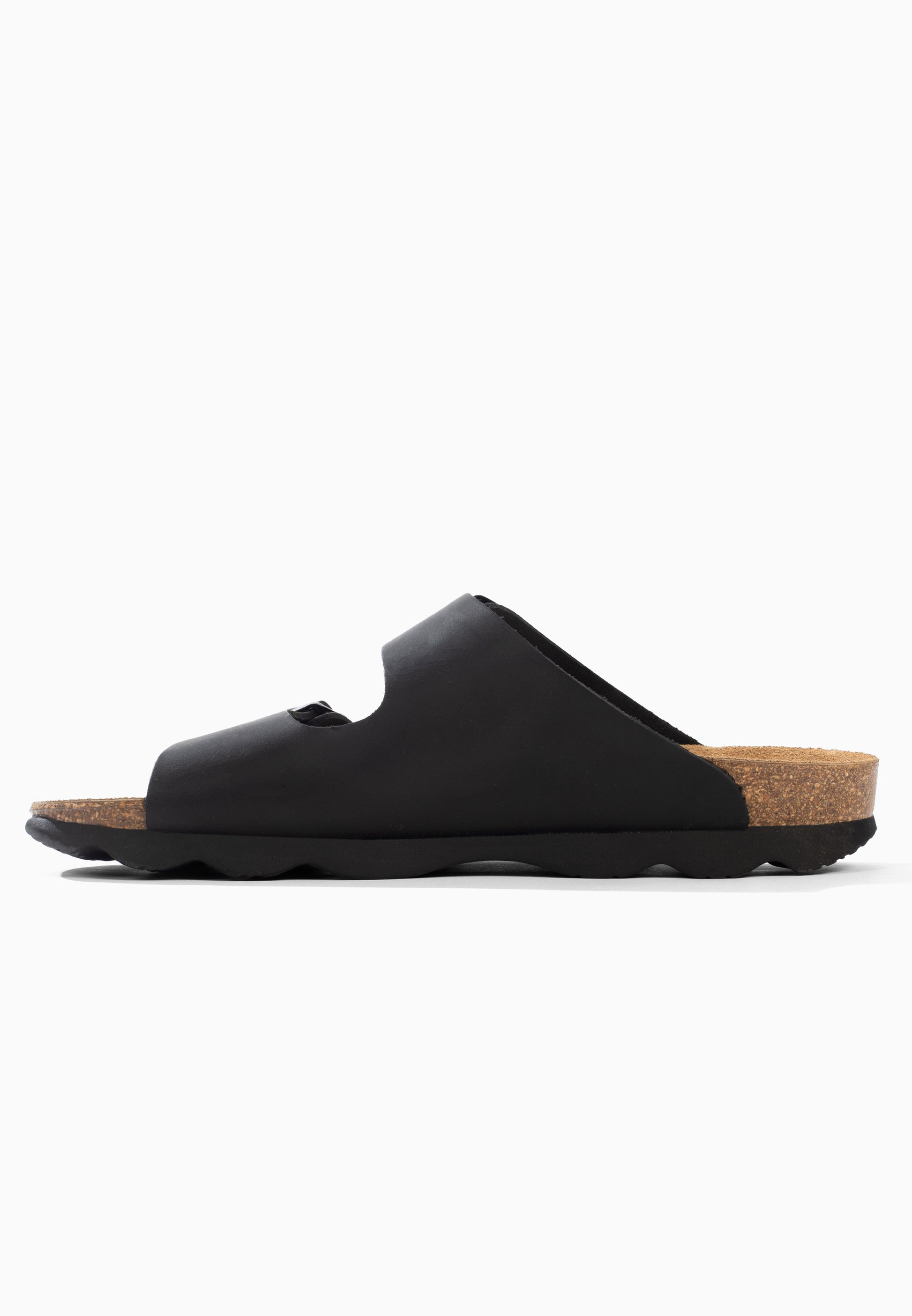 Sandales Bali 2 Brides Noir 100 % Cuir