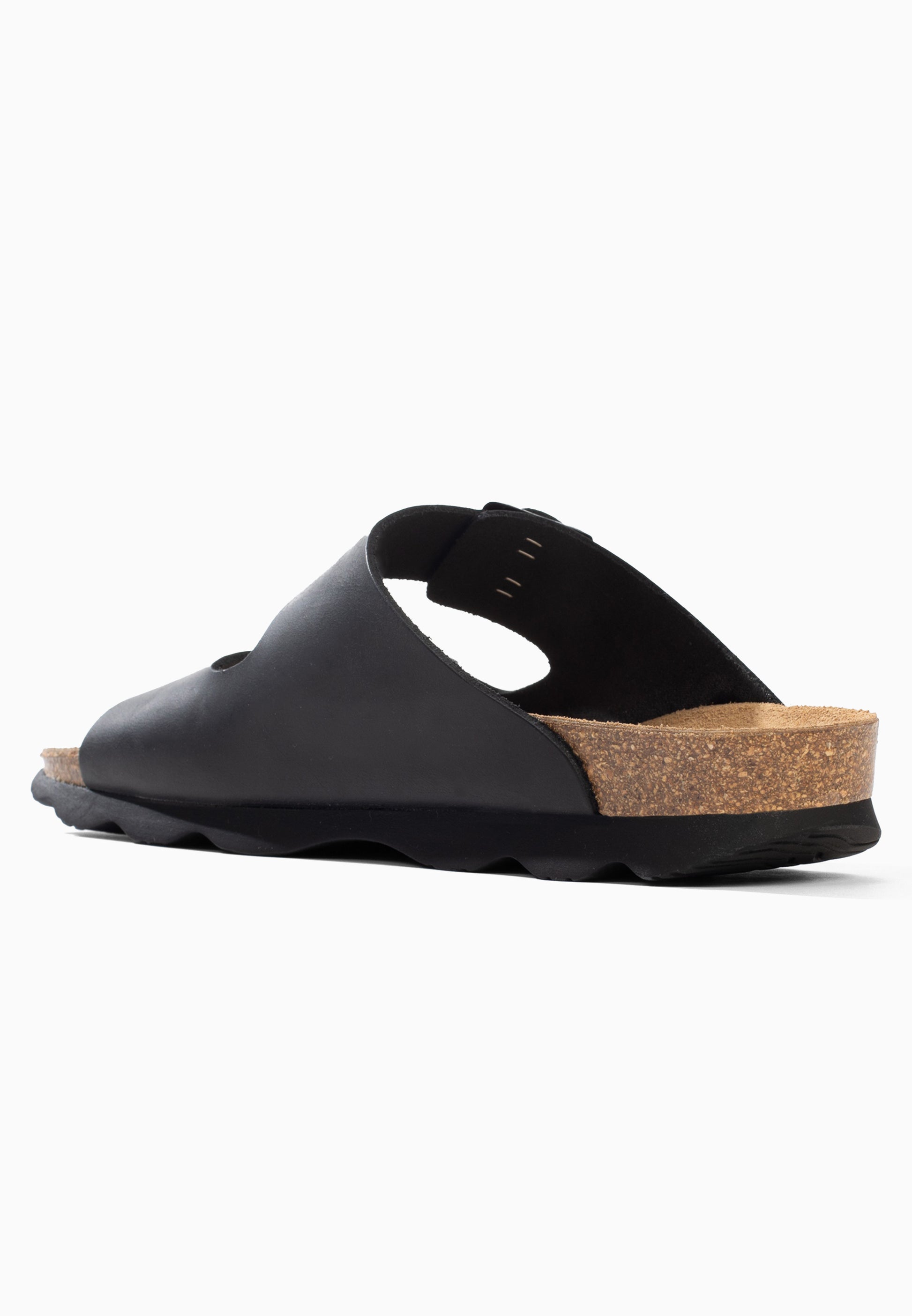 Sandales Bali 2 Brides Noir 100 % Cuir