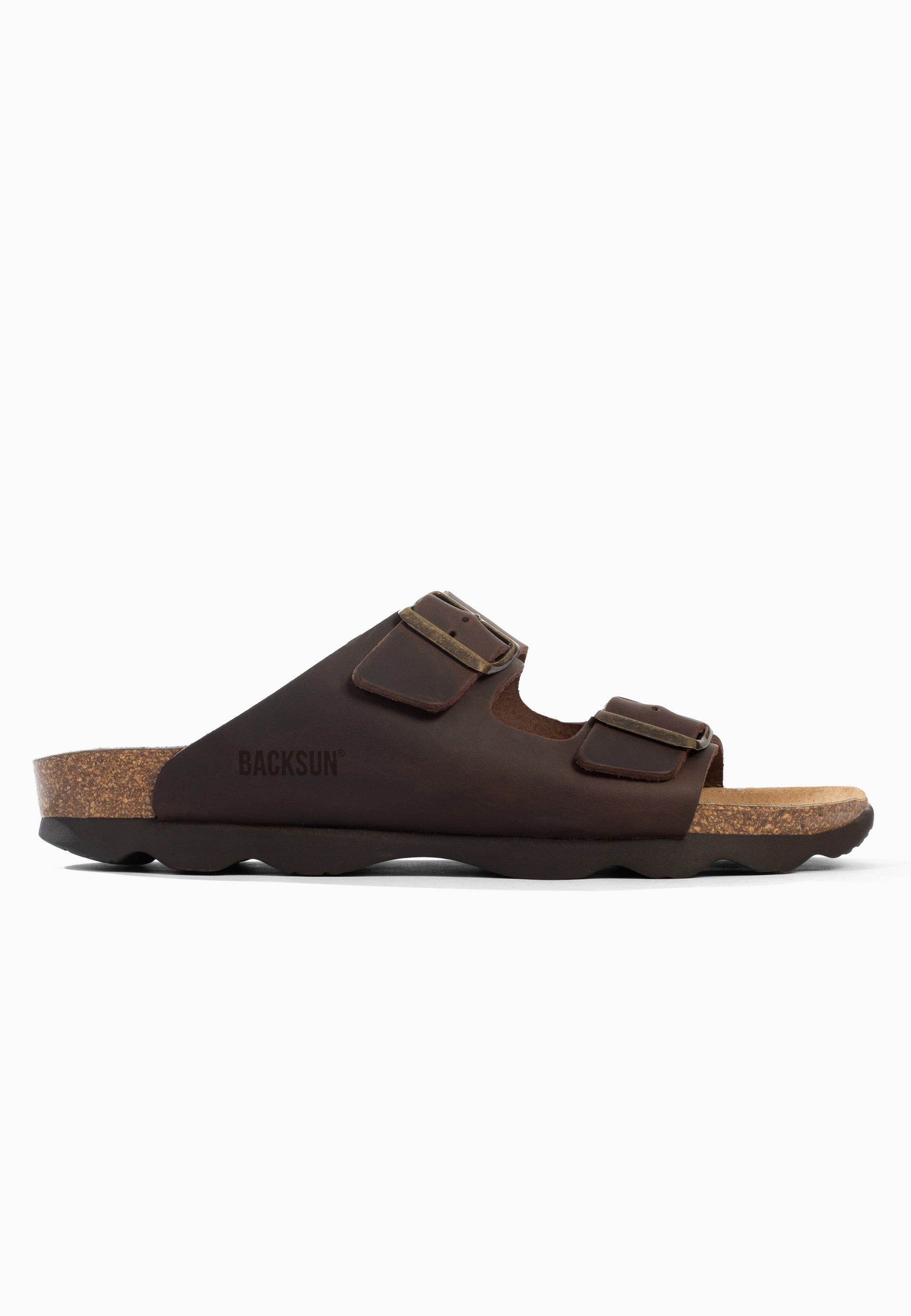 Sandales Bali 2 Brides Marron 100 % Cuir