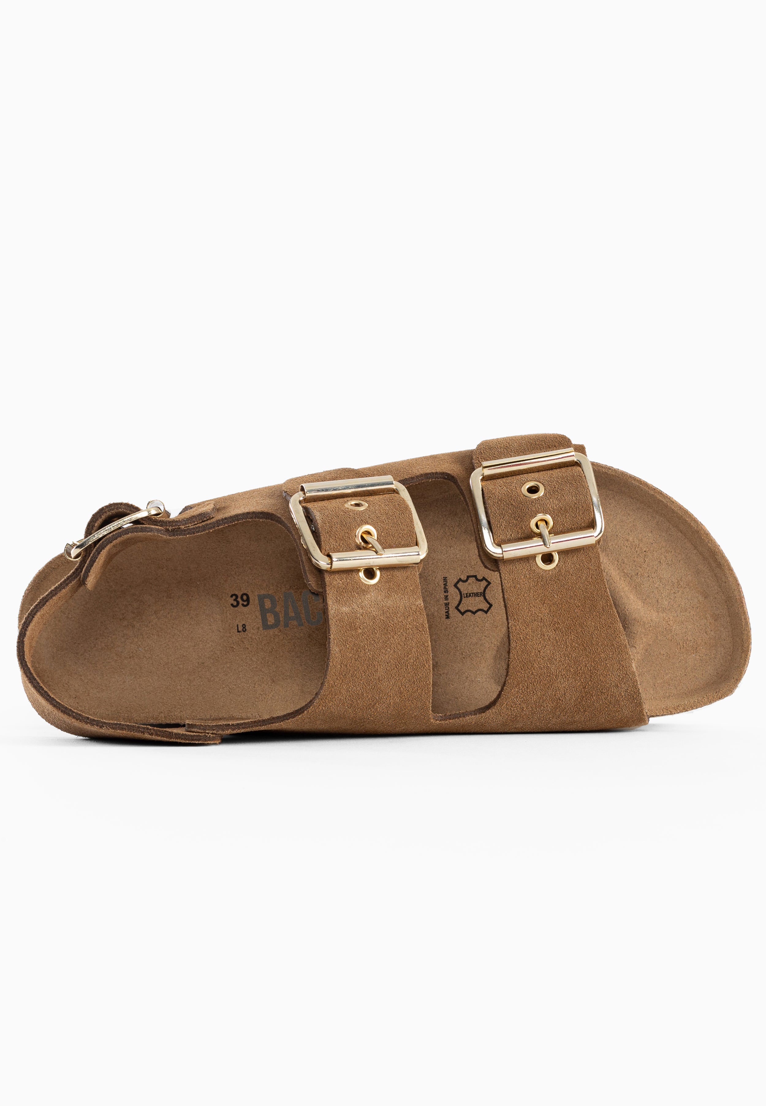 Sandales Balo à plateforme Camel 100 % Cuir
