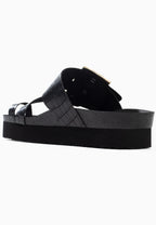 Sandales Cari à plateforme Noir