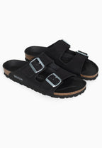Schwarze Sandalen „Bali“ mit 2 Riemen