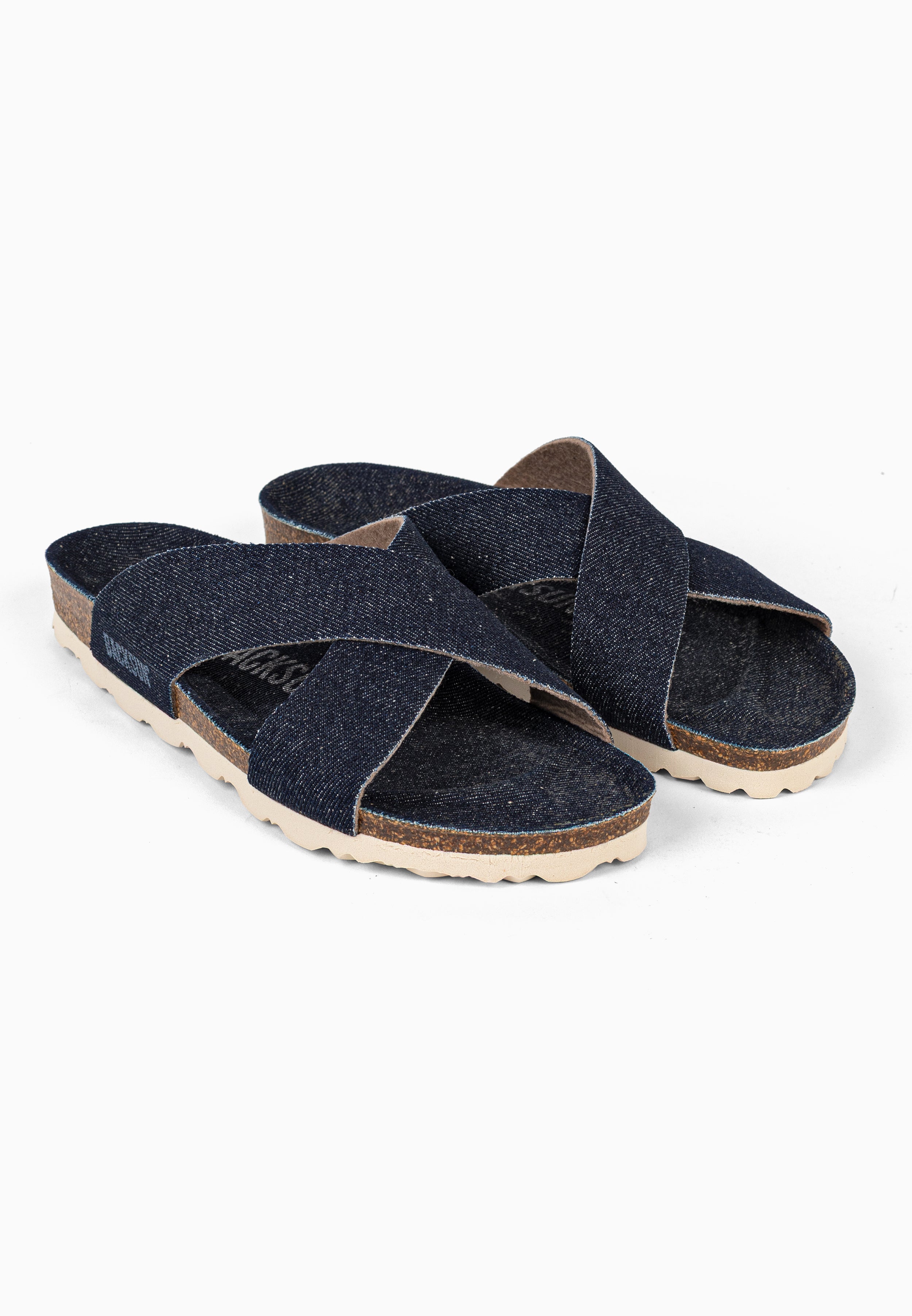 Sandales 2 Brides Milano Denim