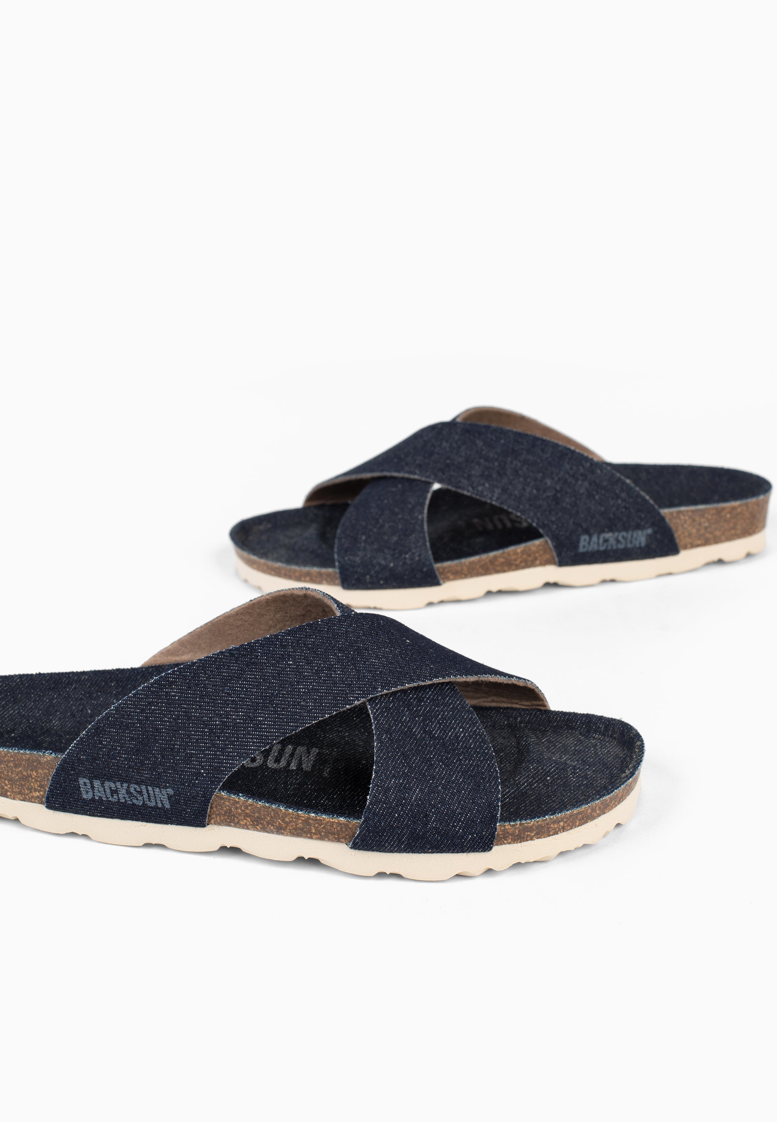 Sandales 2 Brides Milano Denim