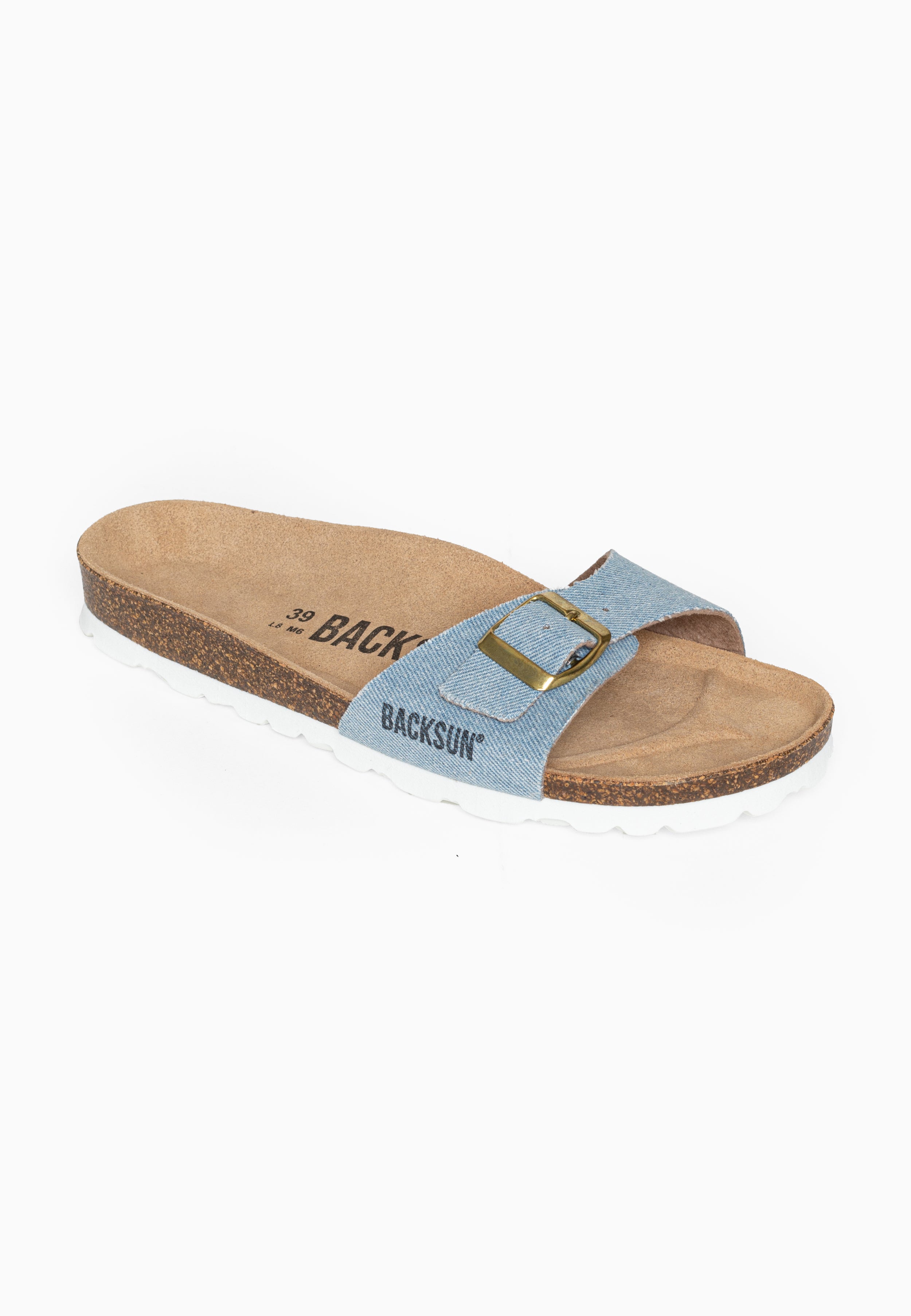 Sandales Paris 1 Bride Denim bleu ciel