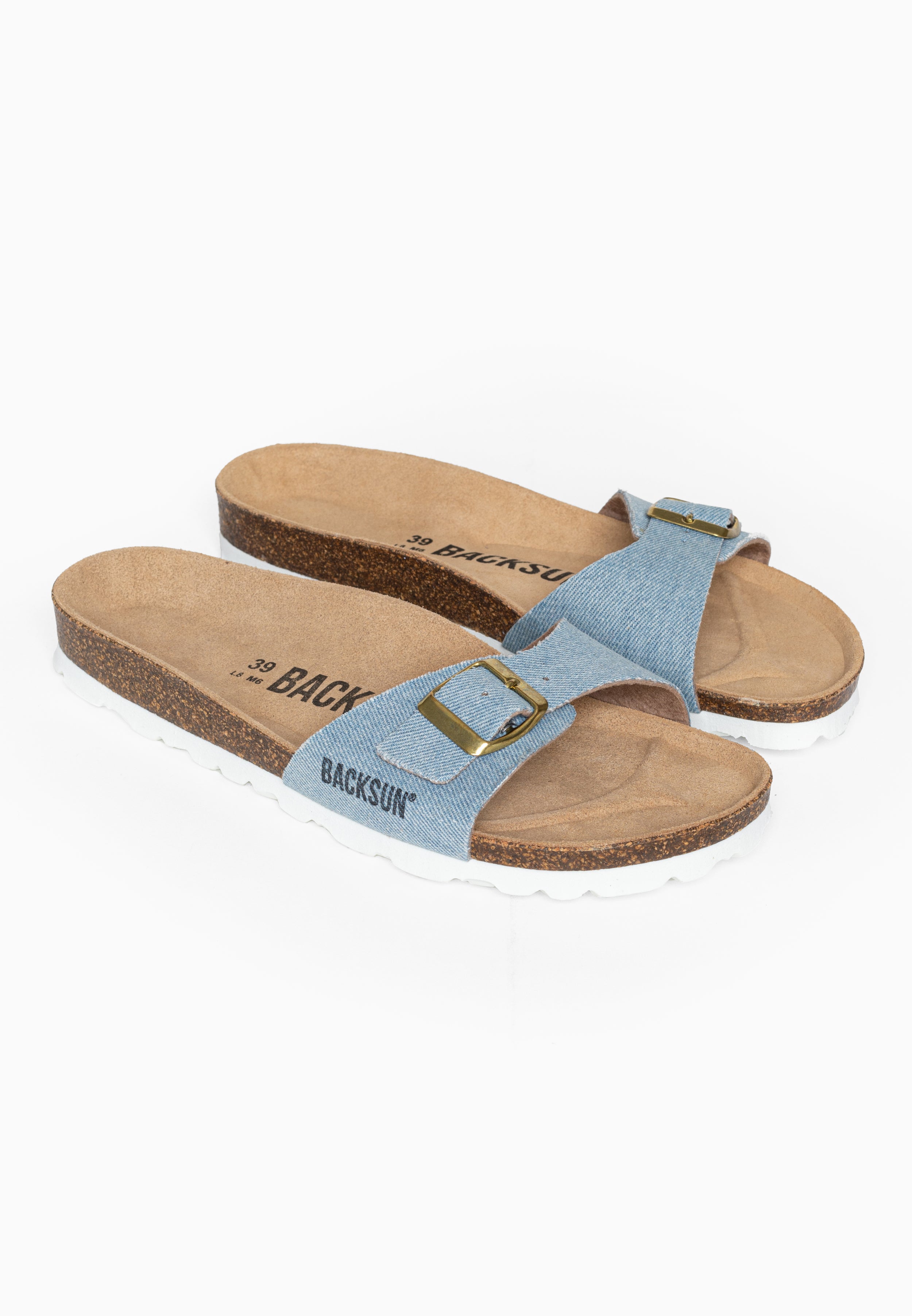 Sandales Paris 1 Bride Denim bleu ciel