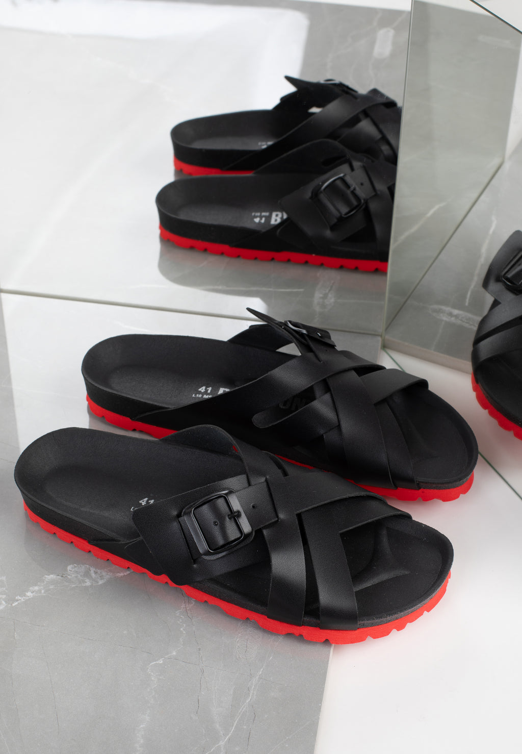 Sandales Multi-Brides Viacha Noir