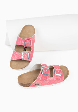 Bali Sandals 2 Straps Fuchsia
