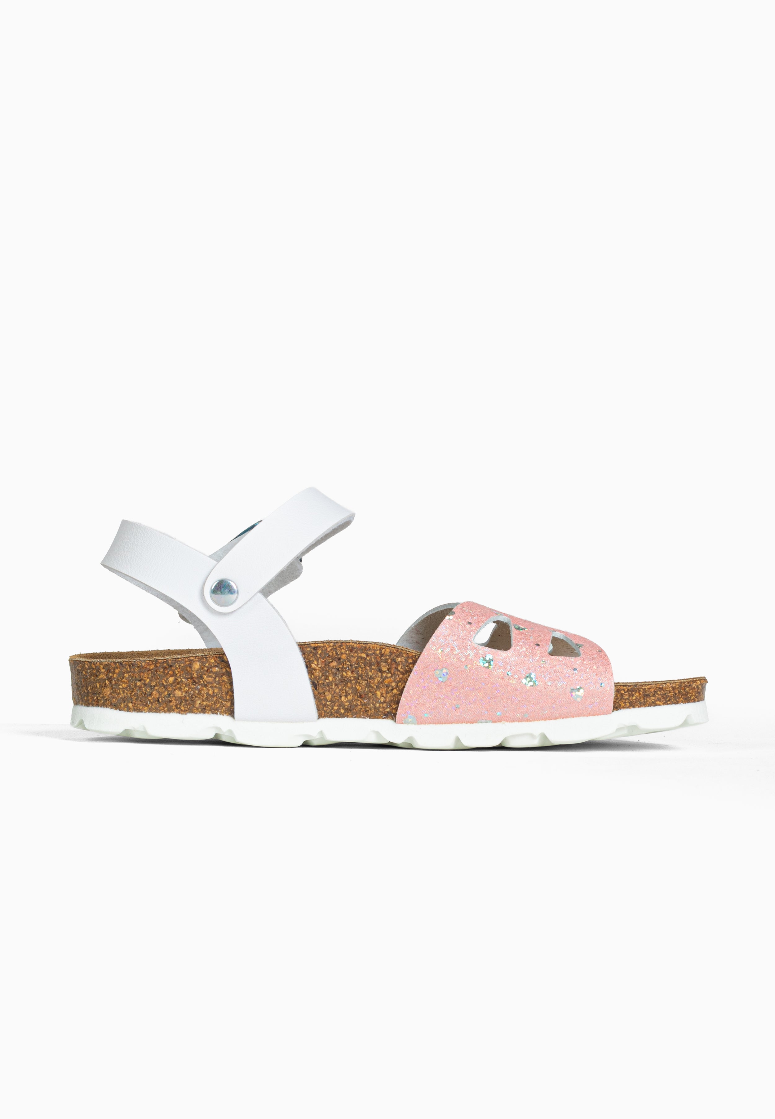 Sandales Multi-Brides Fly Rose et Blanc