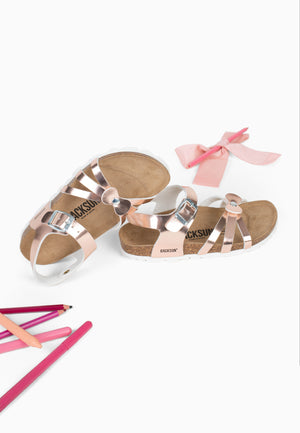 Fly Multi-Strap Sandals Pink