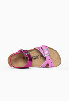 Sandales Multi-Brides Tana Rose Fluo