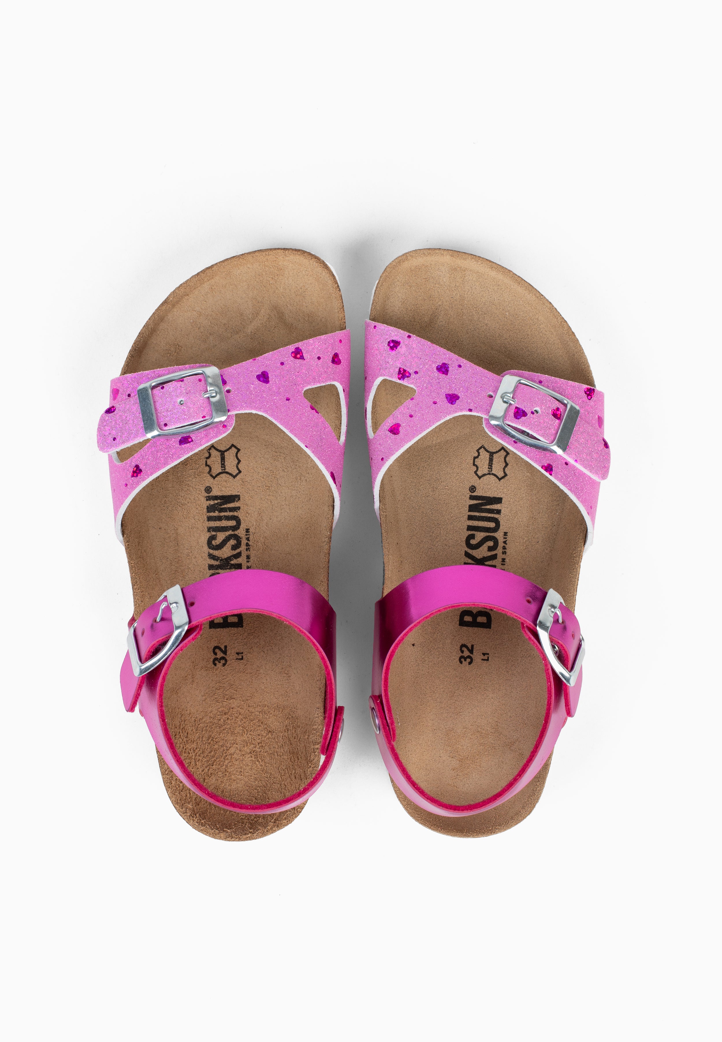 Sandales Multi-Brides Tana Rose Fluo