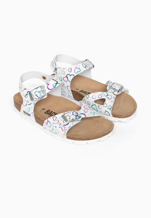 Tana Multi-Strap White Sandals