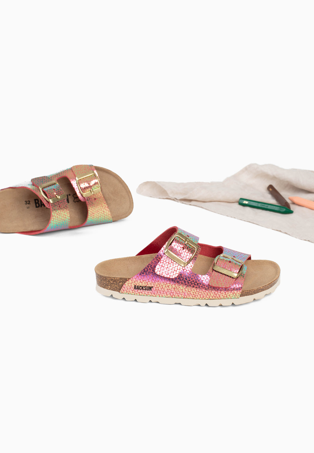 Bali 2 Straps Pink Sandals