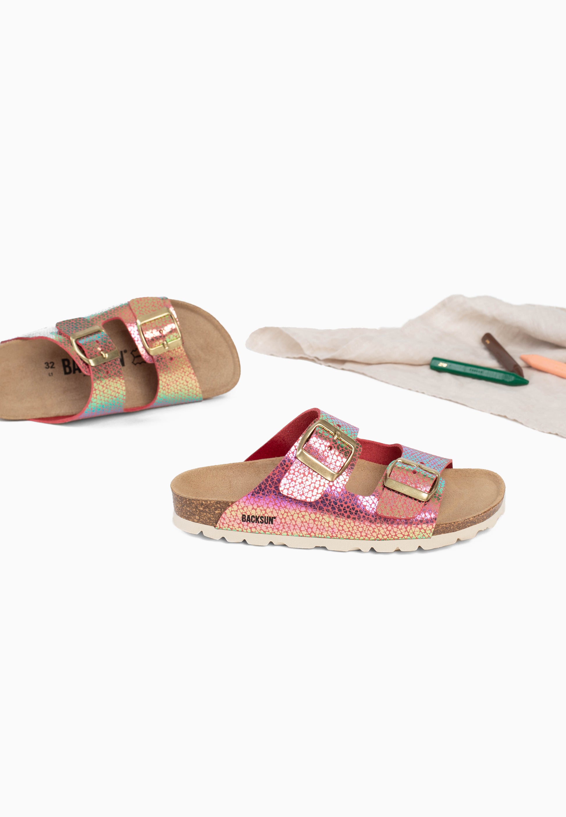 Bali 2 Straps Pink Sandals