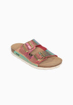 Sandalen „Bali“ mit 2 Riemen in Rosa