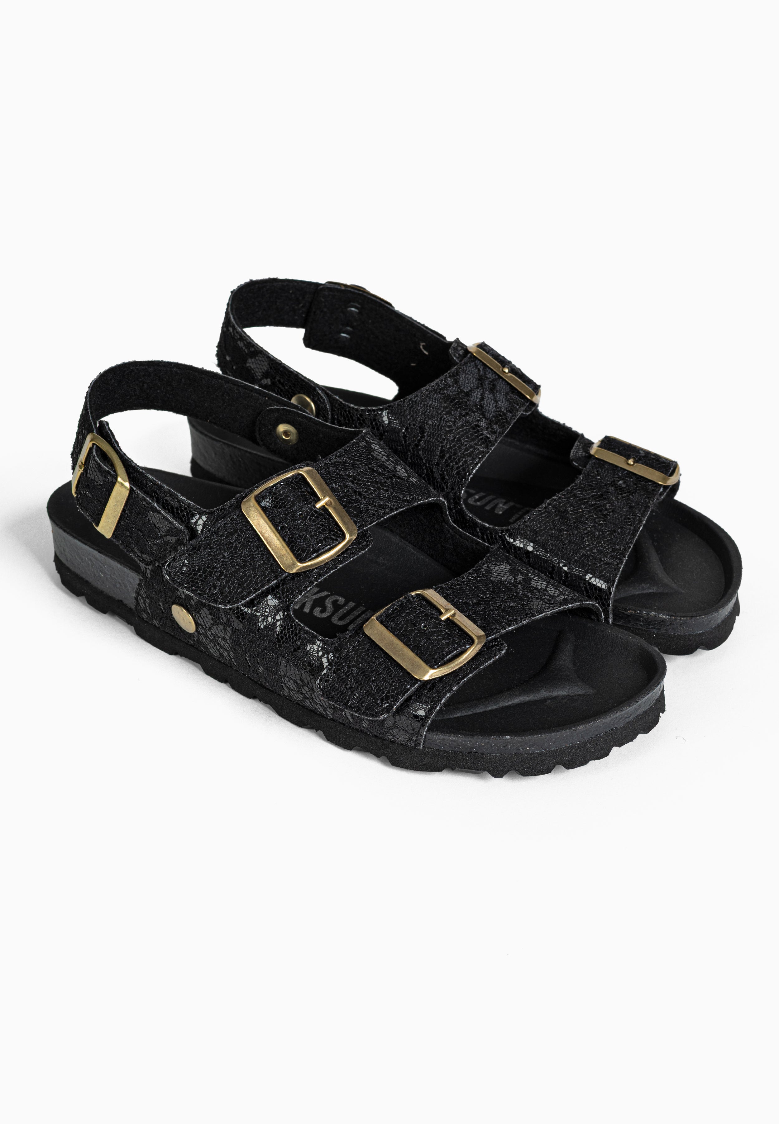Sandales Multi-Brides Milan Noir