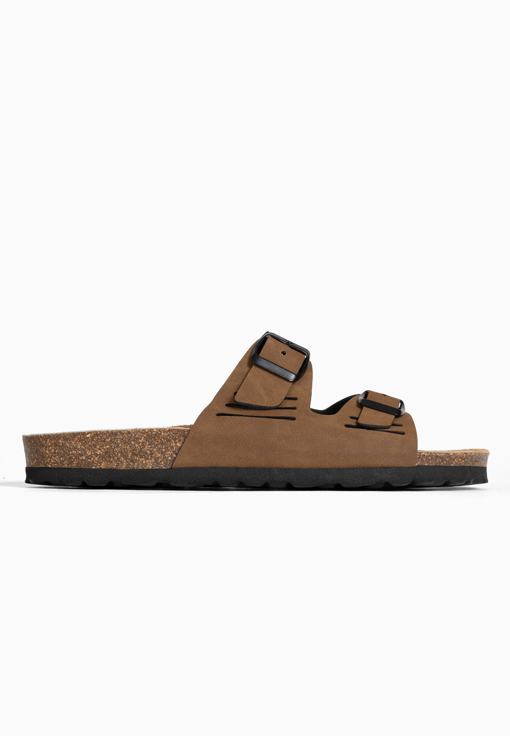 Sandales Mital 2 Brides Marron