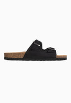 Schwarze Sandalen „Mital“ mit 2 Riemen