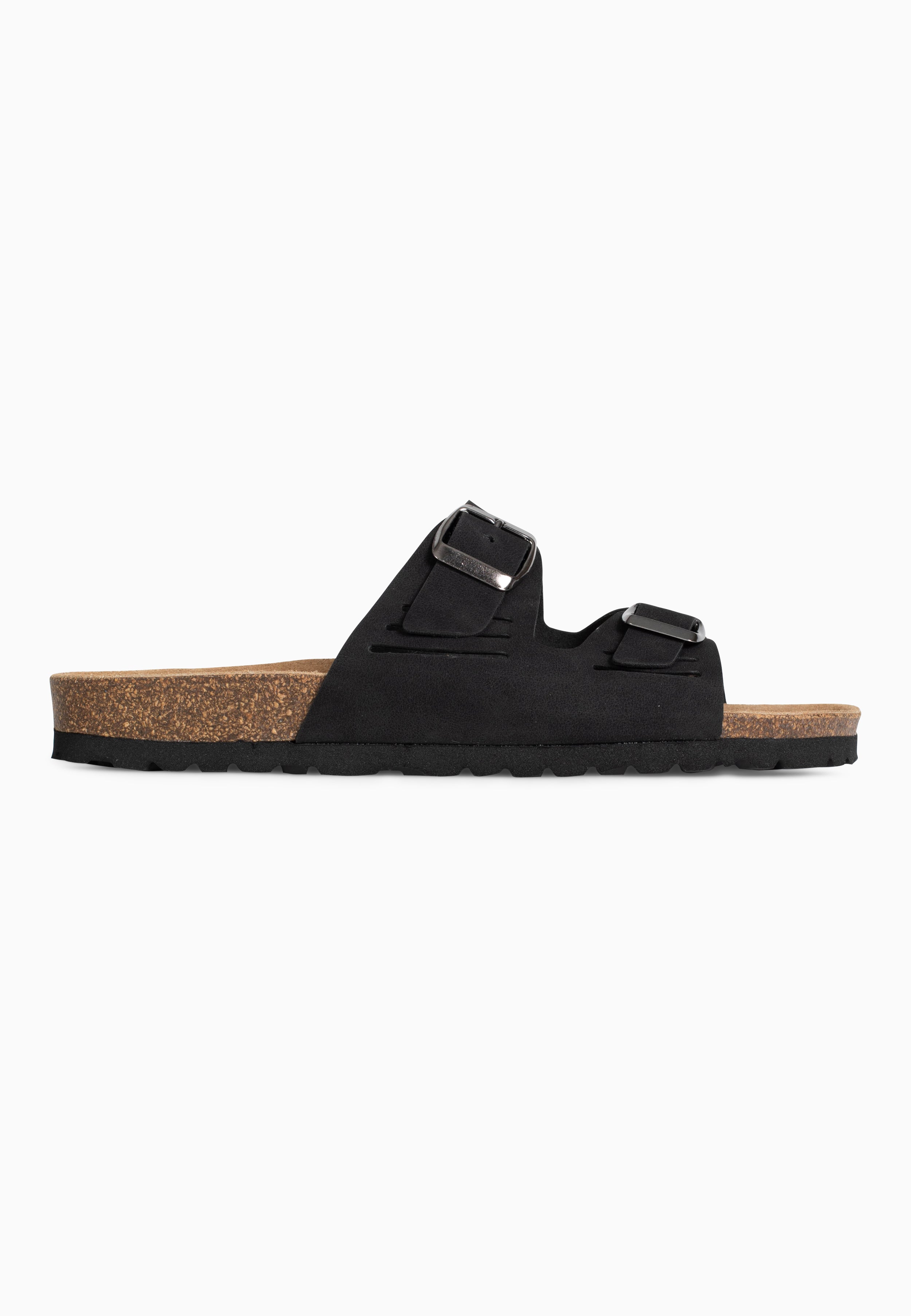 Sandales Mital 2 Brides Noir