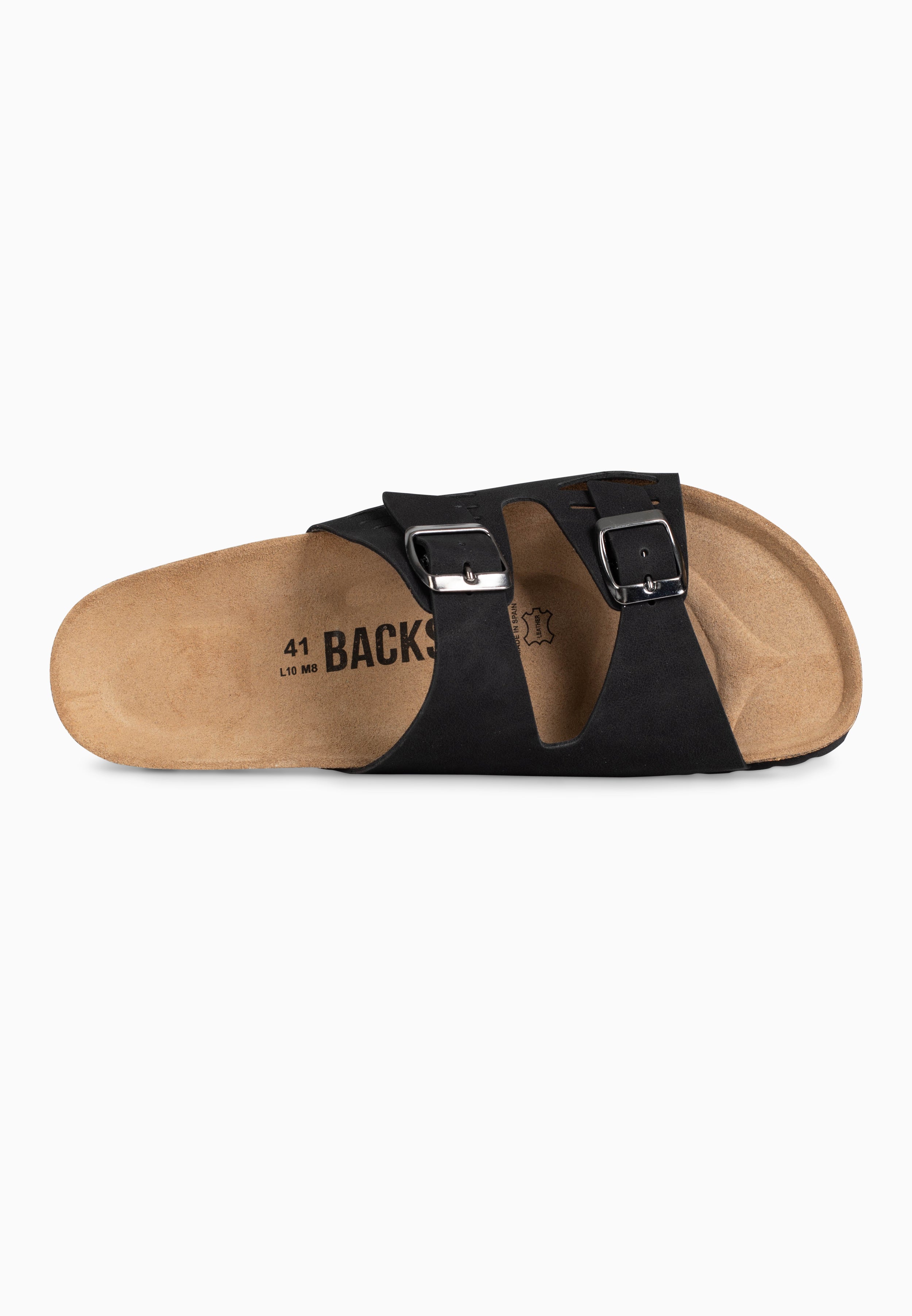 Sandales Mital 2 Brides Noir