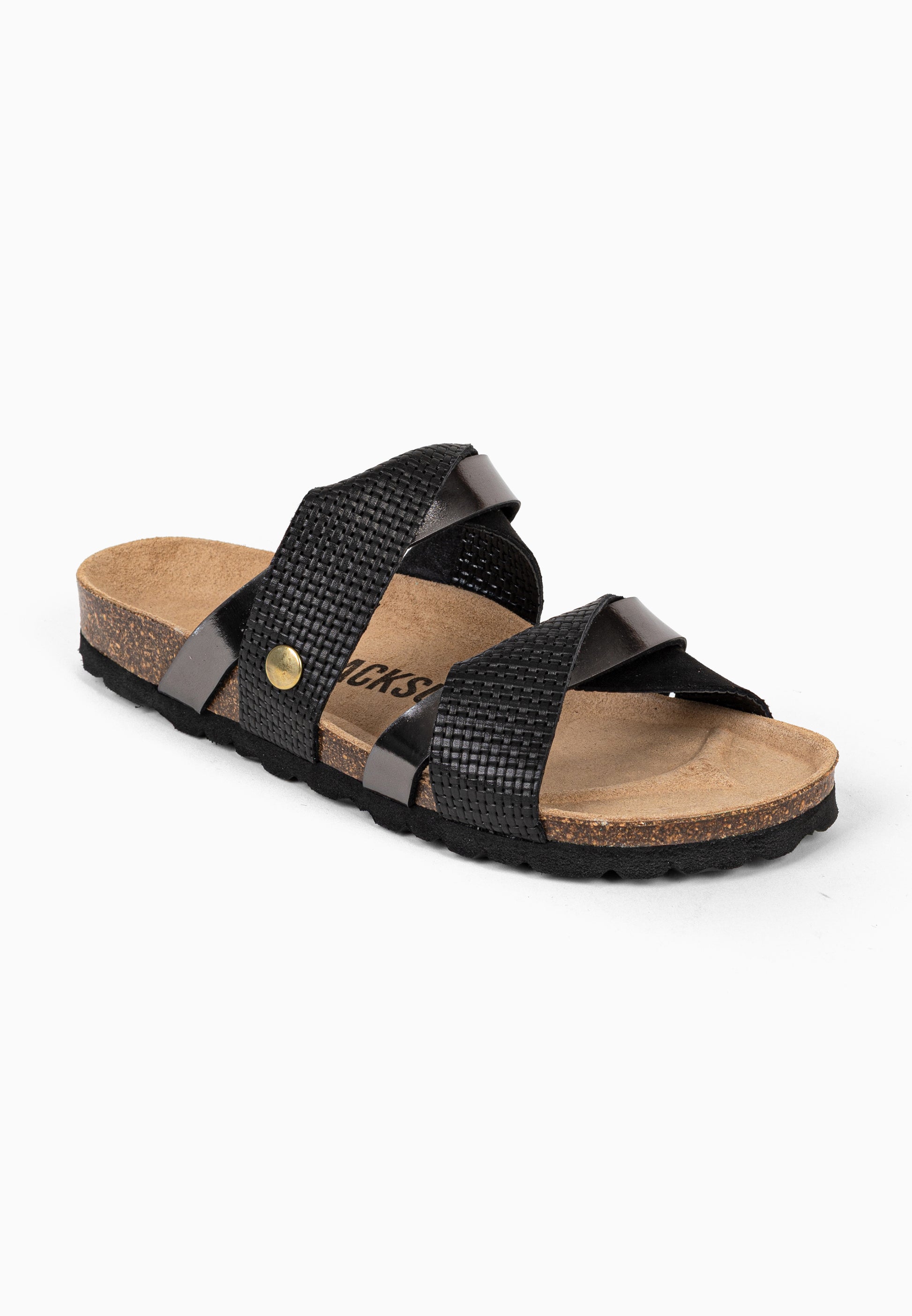 Sandales 2 Brides Balina Noir et Anthracite