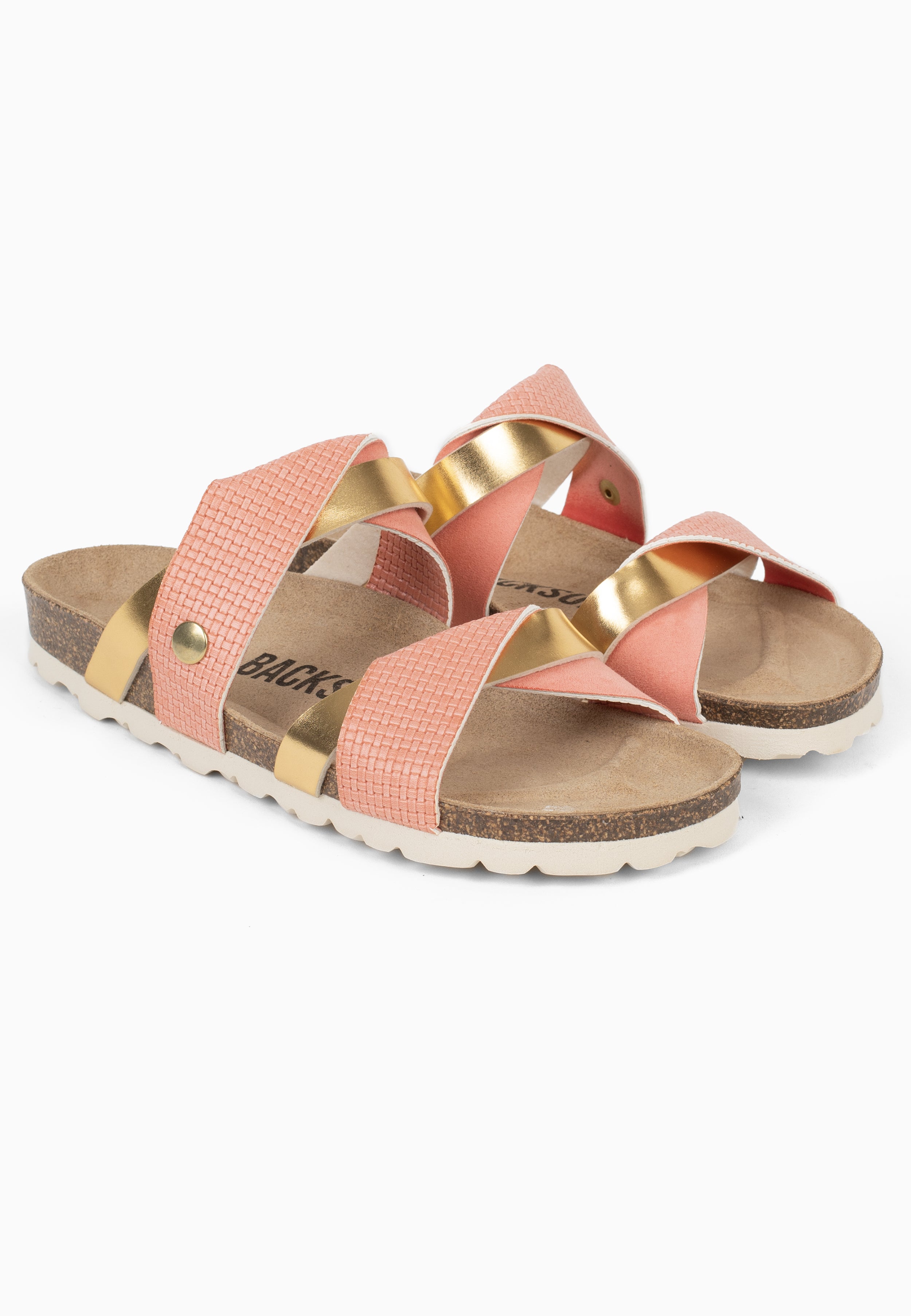 Sandales Balina 2 Brides Rose et or
