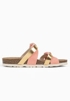Sandales Balina 2 Brides Rose et or