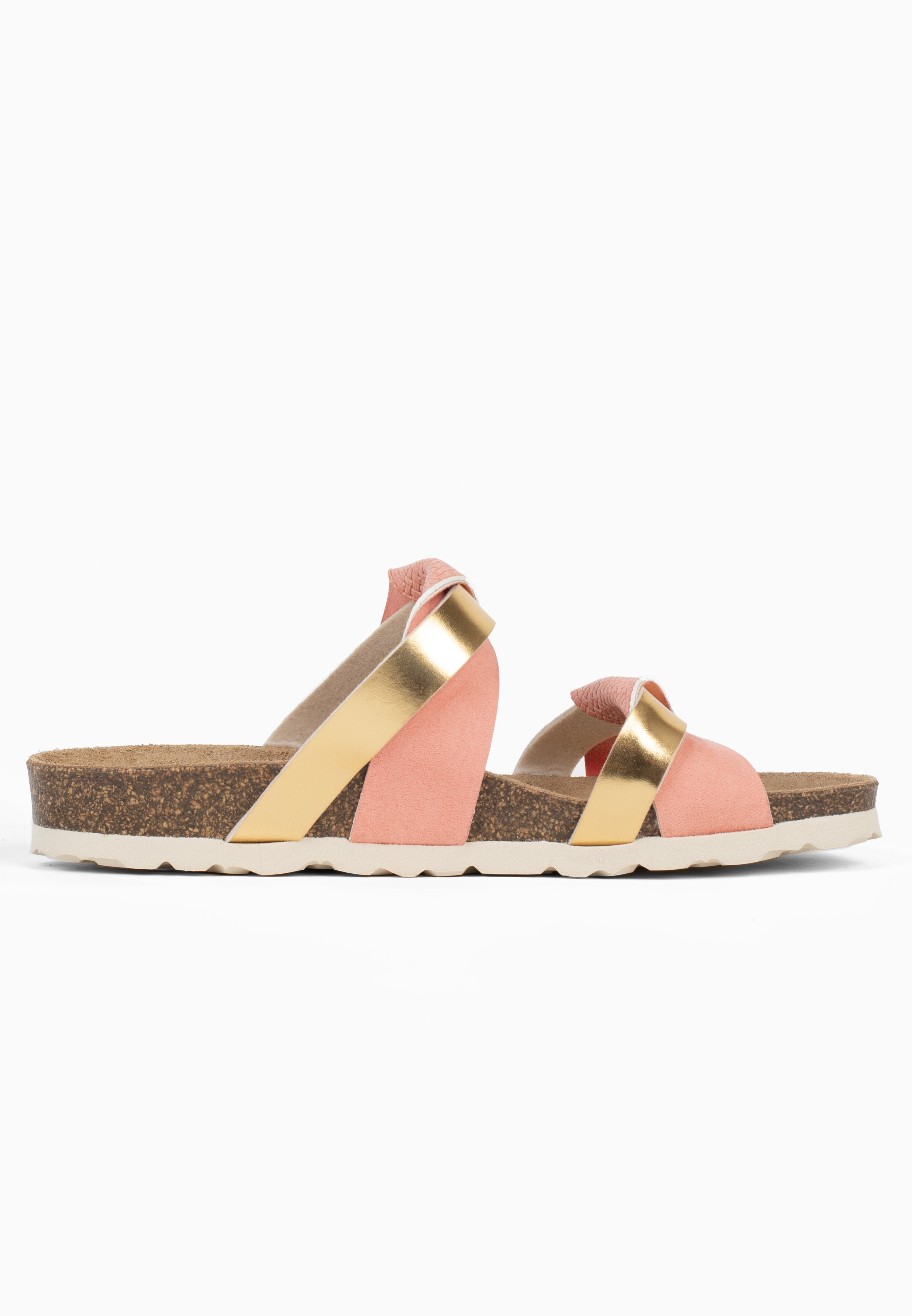 Sandales Balina 2 Brides Rose et or