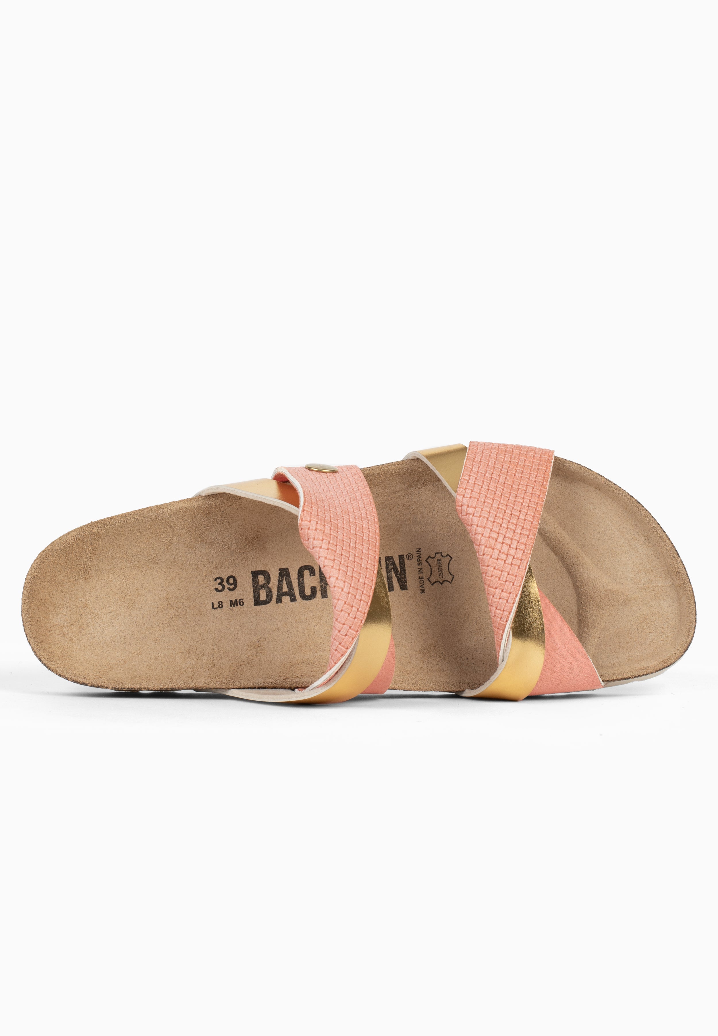Sandales Balina 2 Brides Rose et or