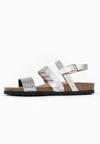 Sandales Multi-Brides Civite Argent