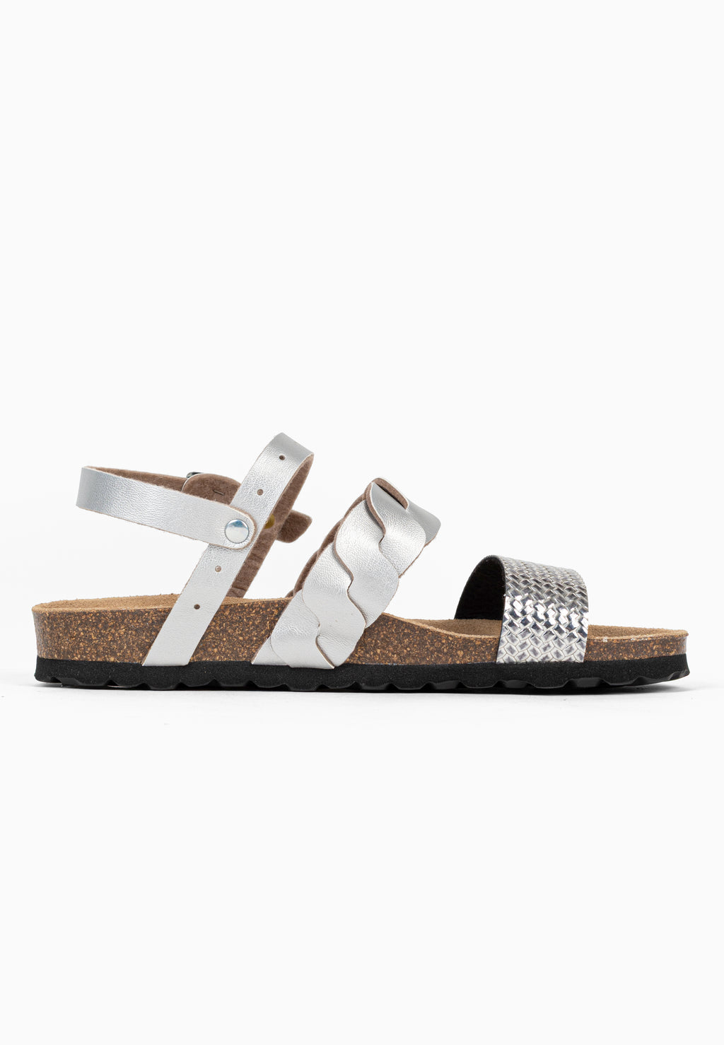 Sandales Multi-Brides Civite Argent