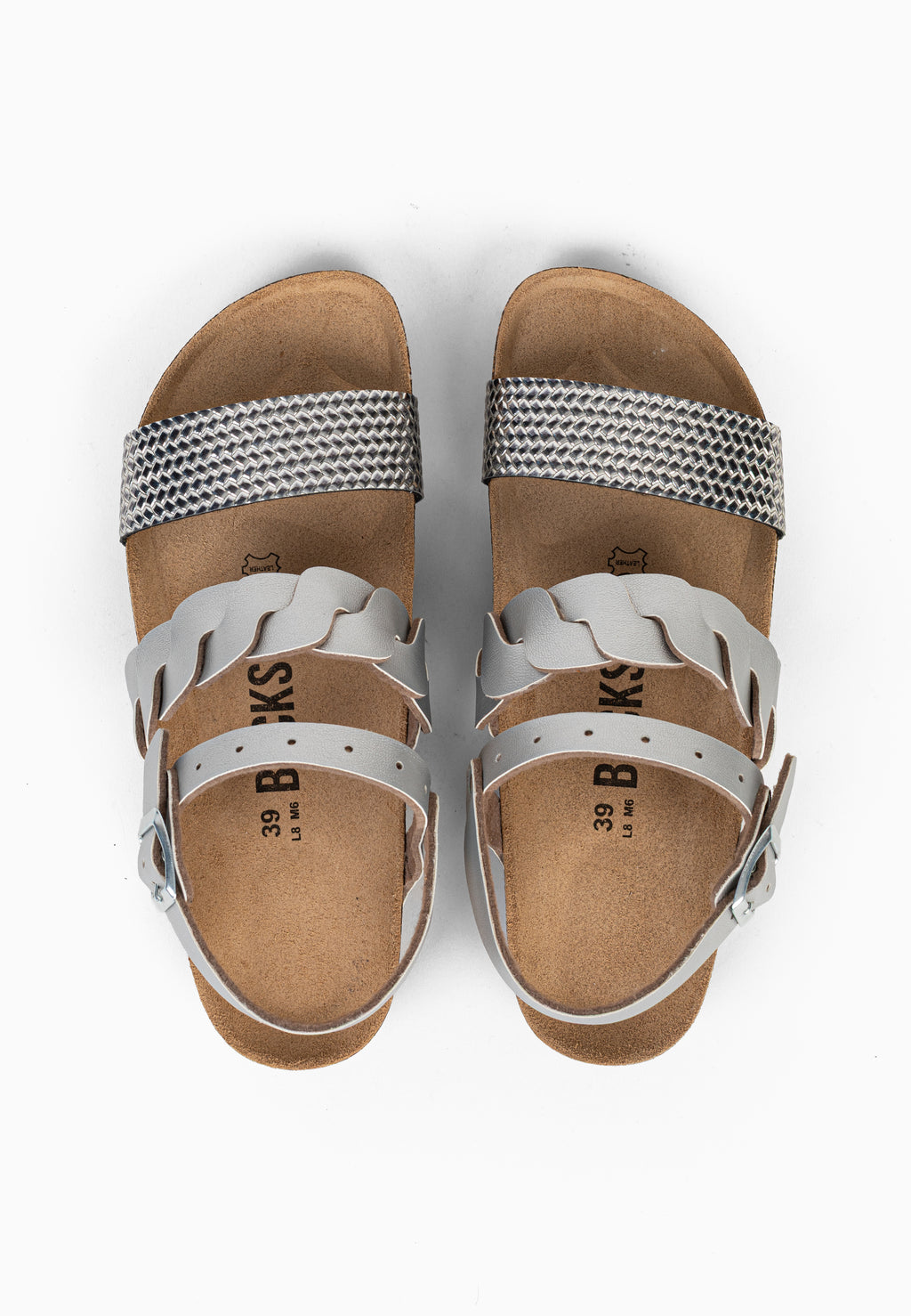 Sandales Multi-Brides Civite Argent