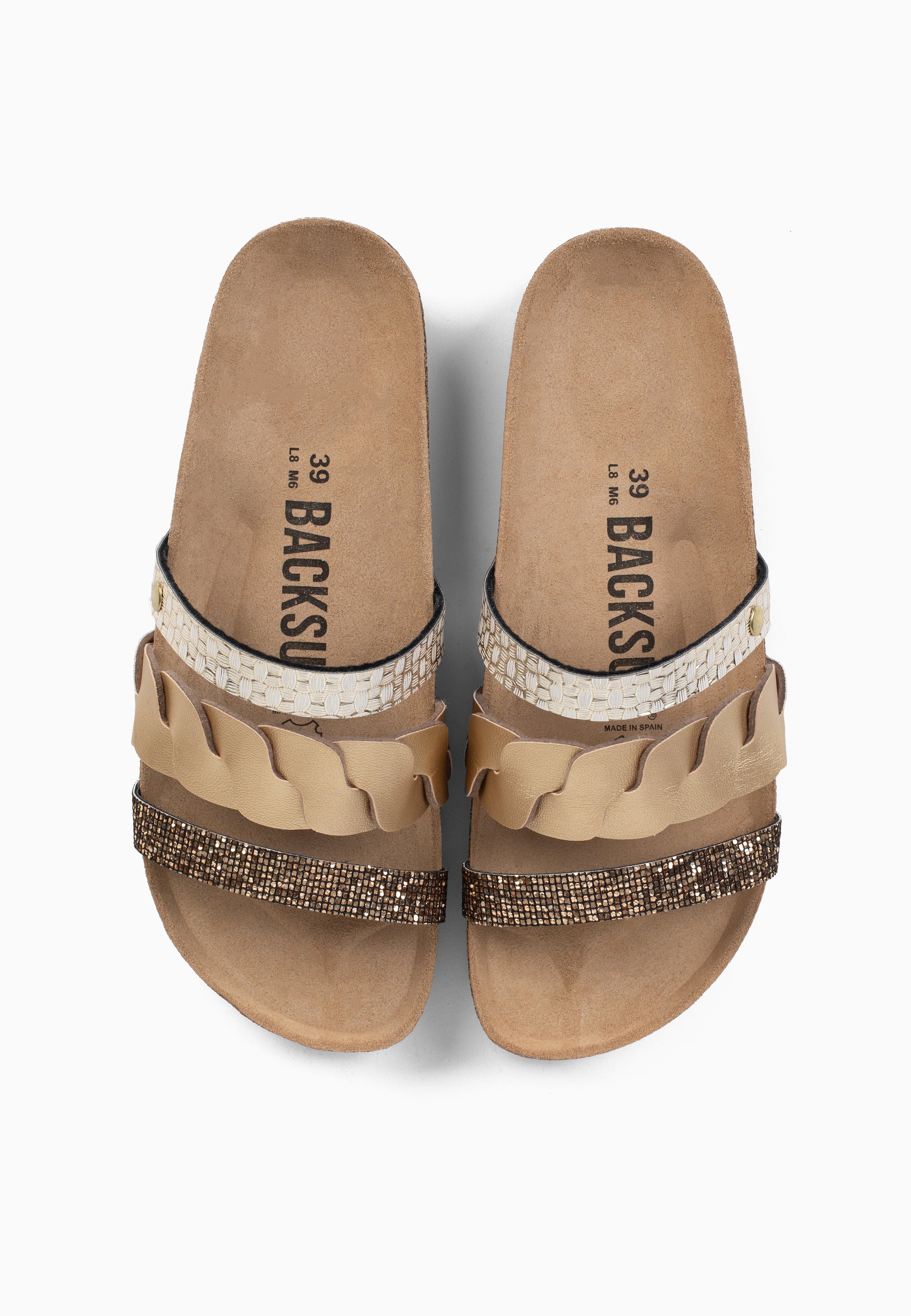 Sandales Luciole Multi-Brides Or