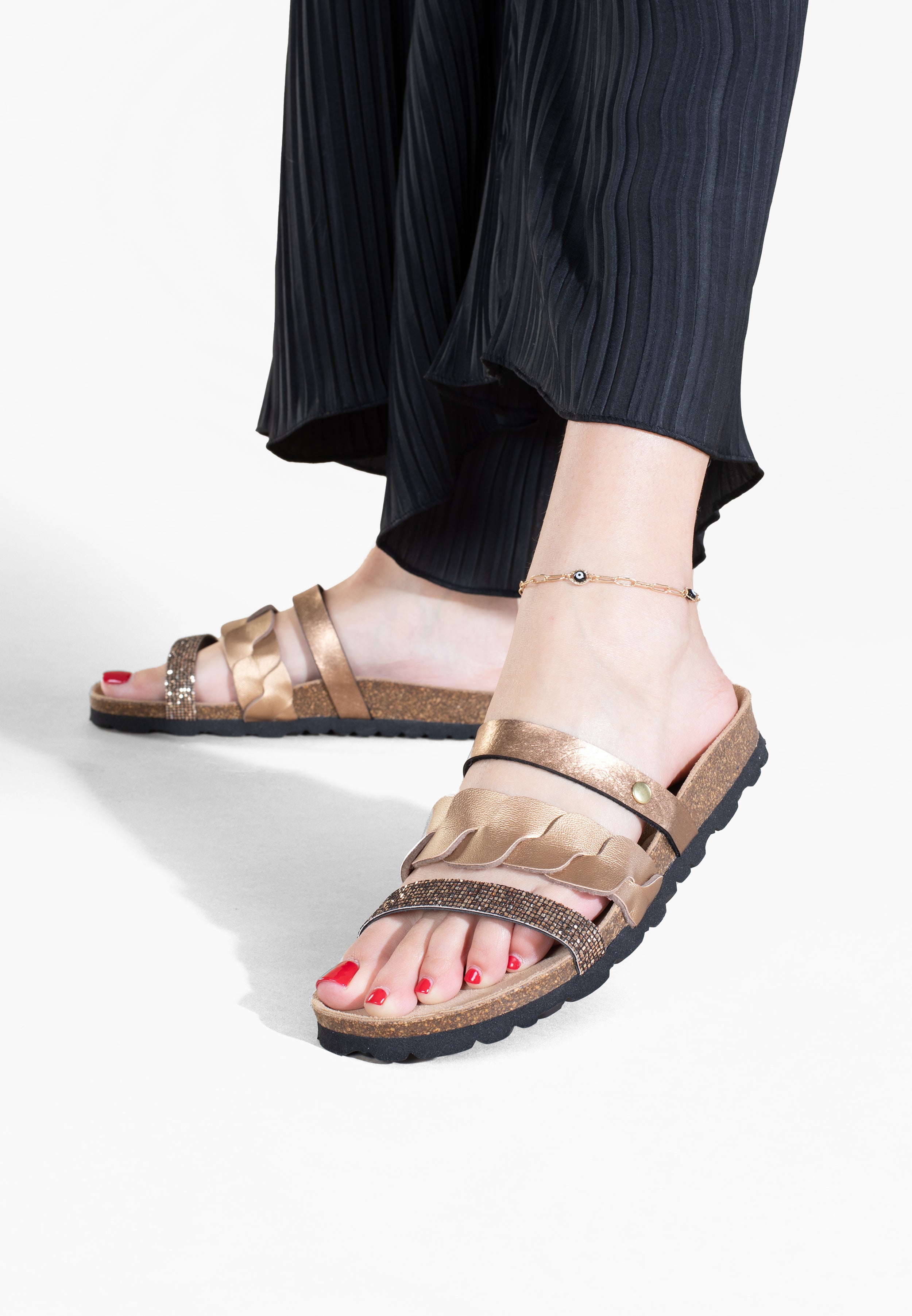 Sandales Luciole Multi-Brides Bronze