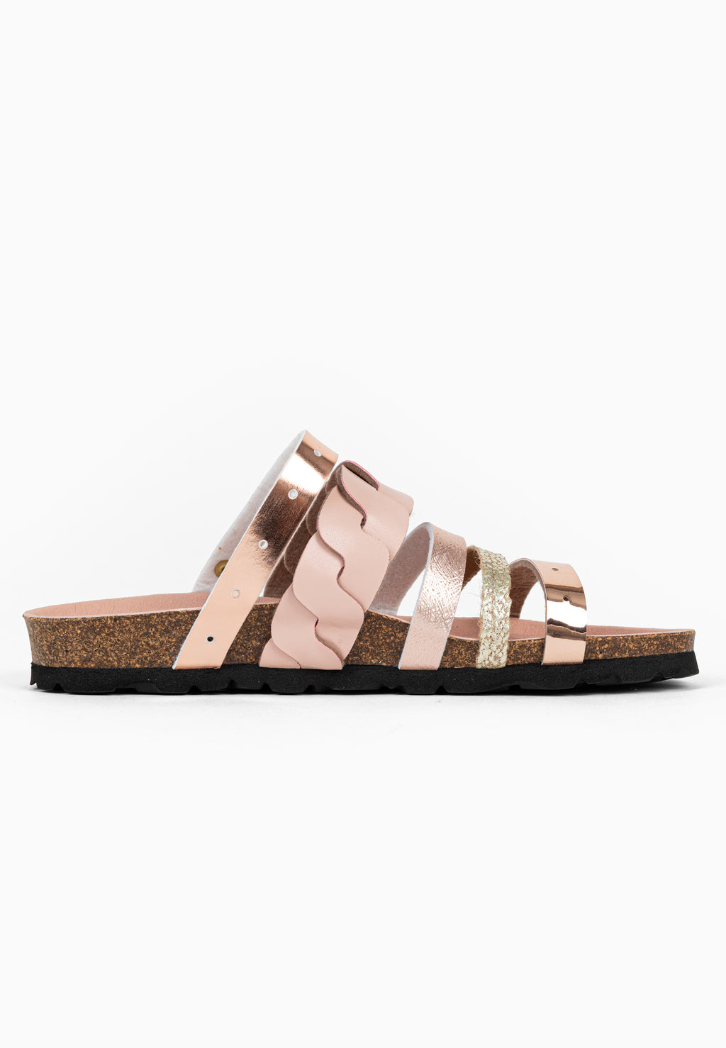 Sandales Multi-Brides Lucide Rose