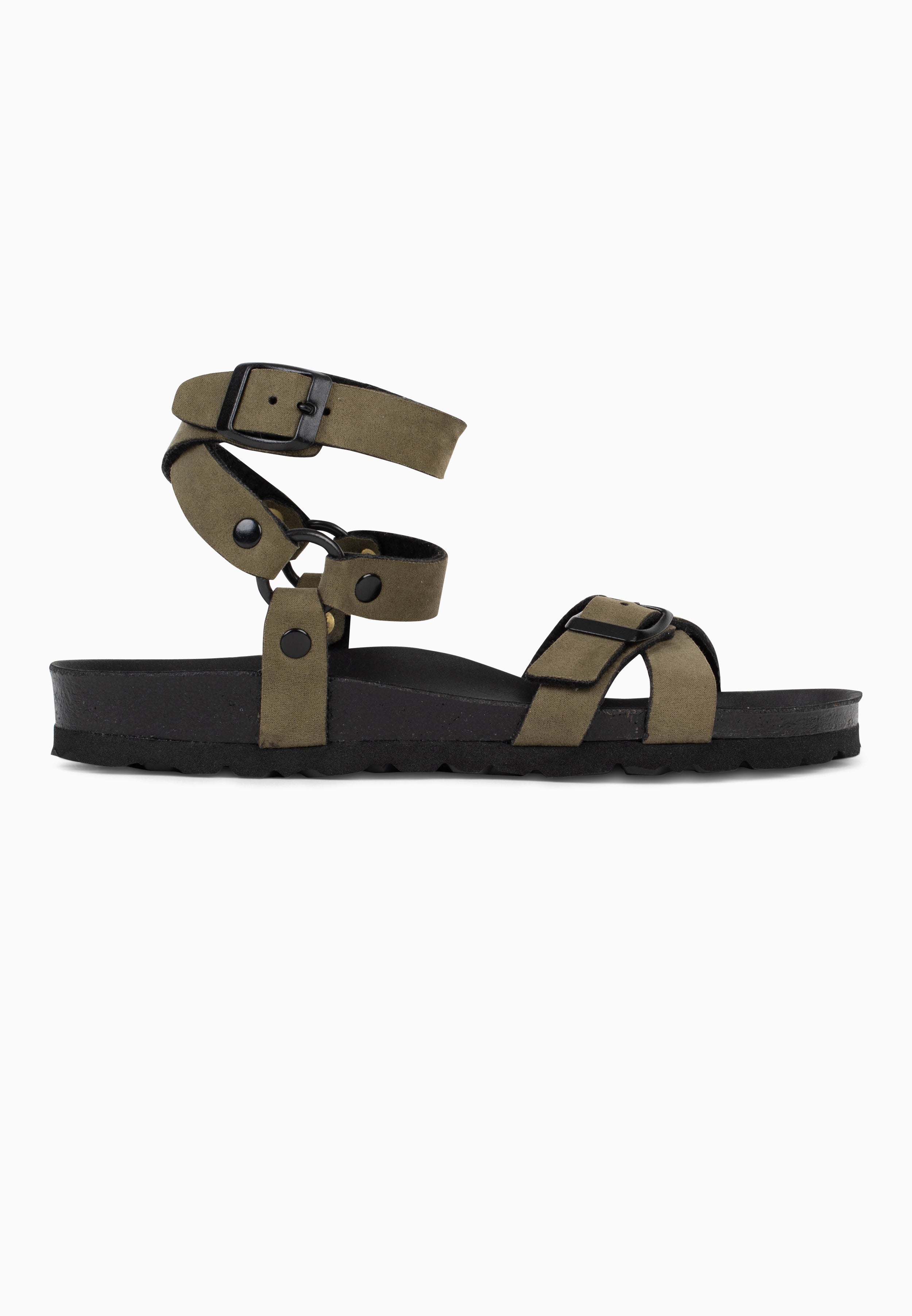 Sandales Multi-Brides Plutonia Kaki