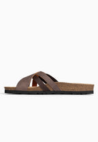 Franck 2 Strap Brown Sandals