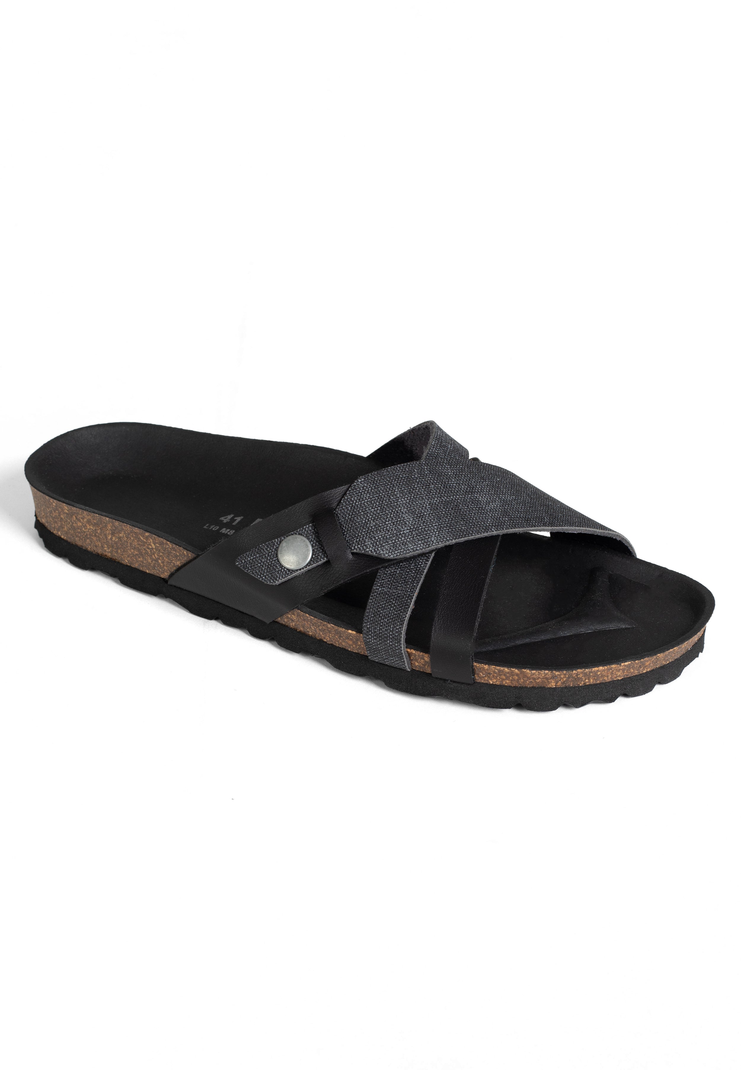 Sandales Franck 2 Brides Noir