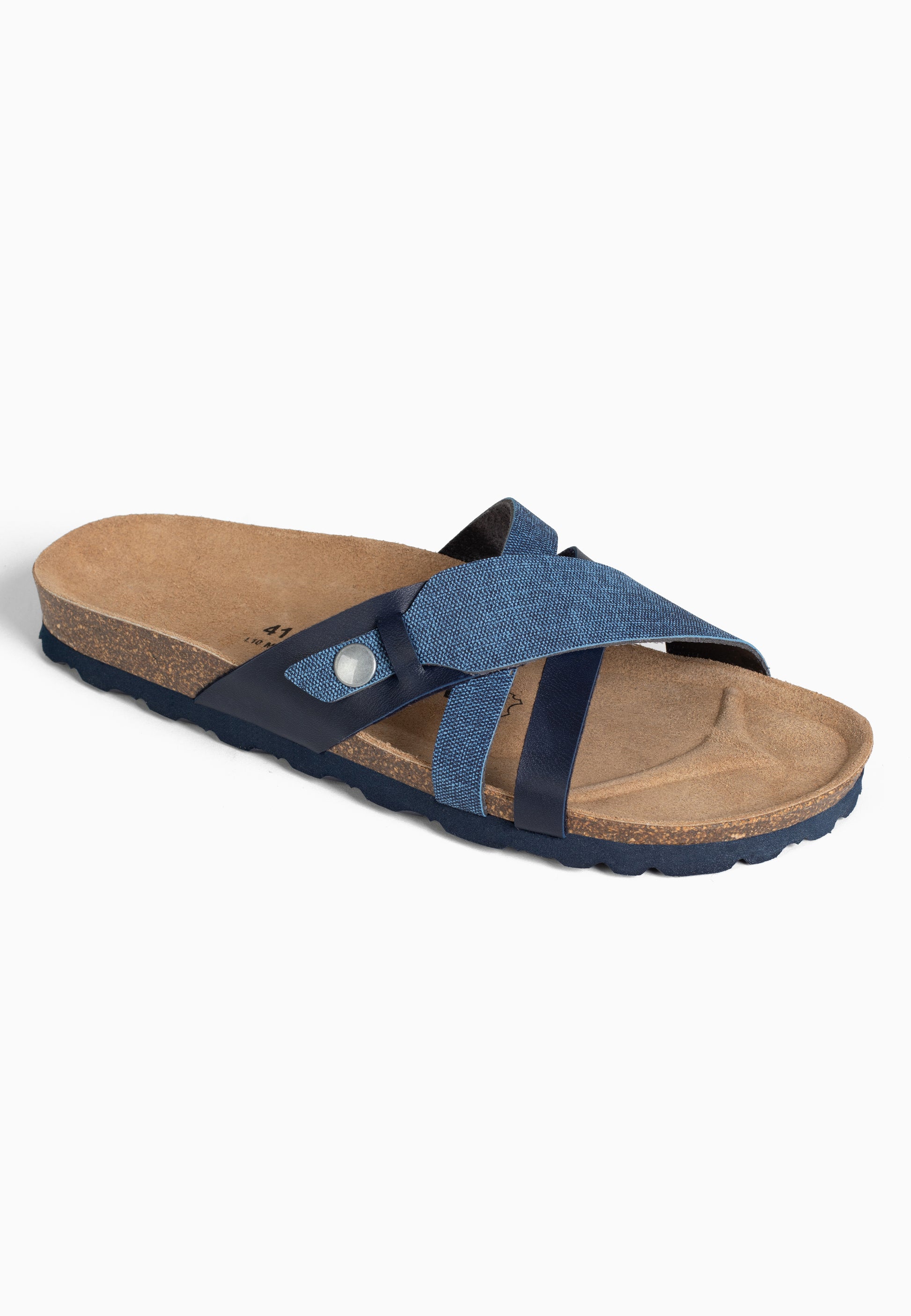 Sandales Franck 2 Brides Bleu marine