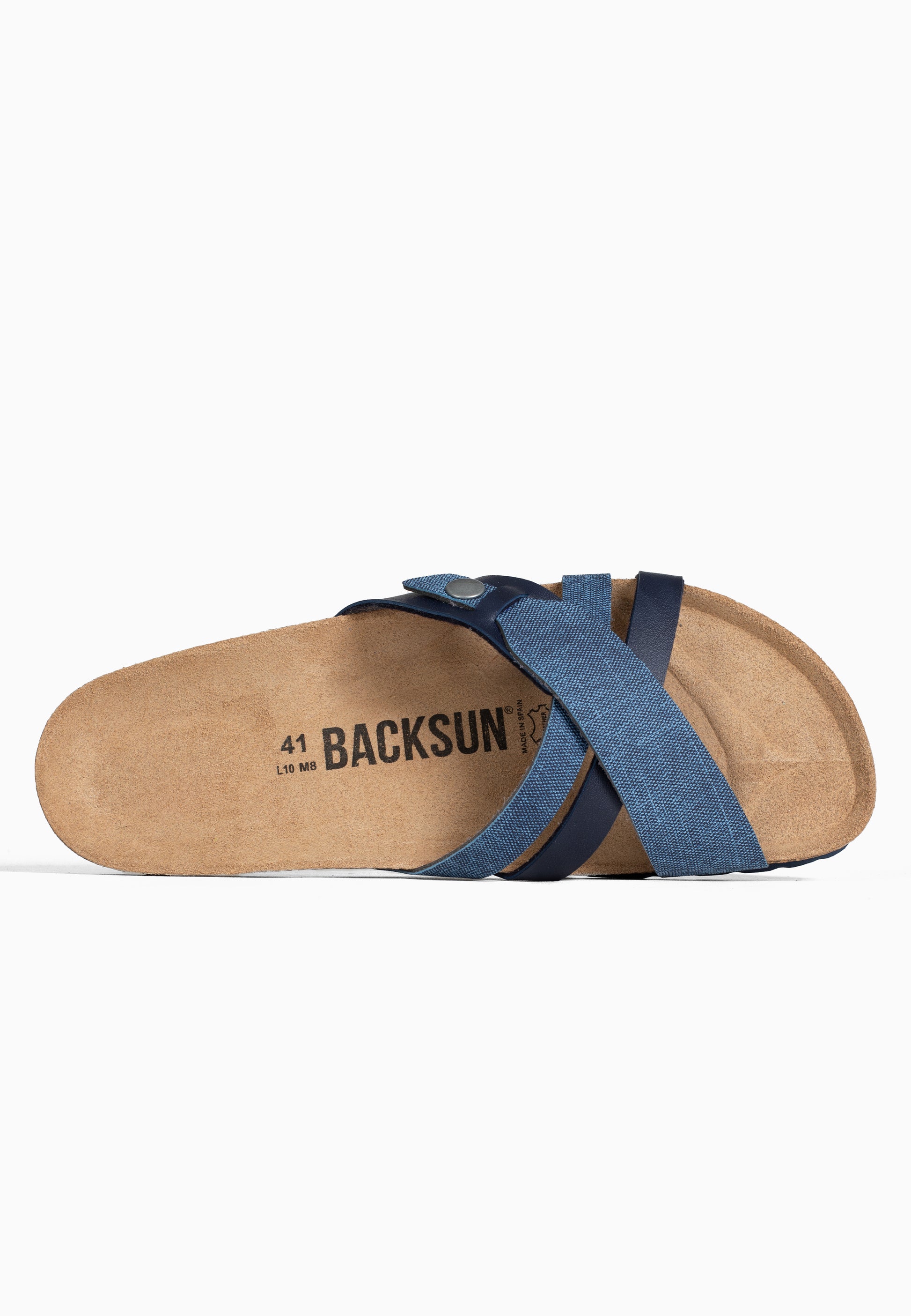 Sandales Franck 2 Brides Bleu marine